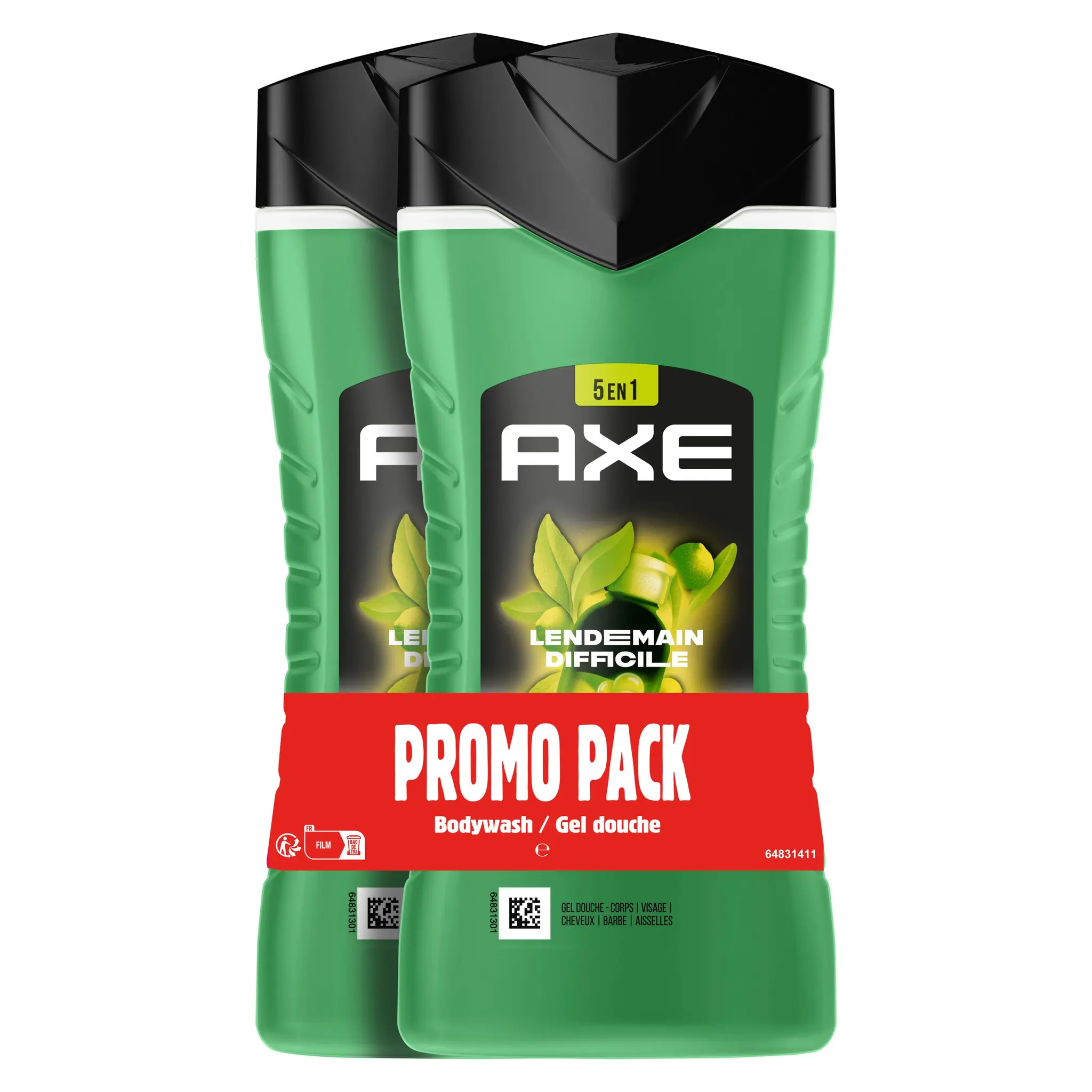 AXE Gel douche 5en1 lendemain difficile