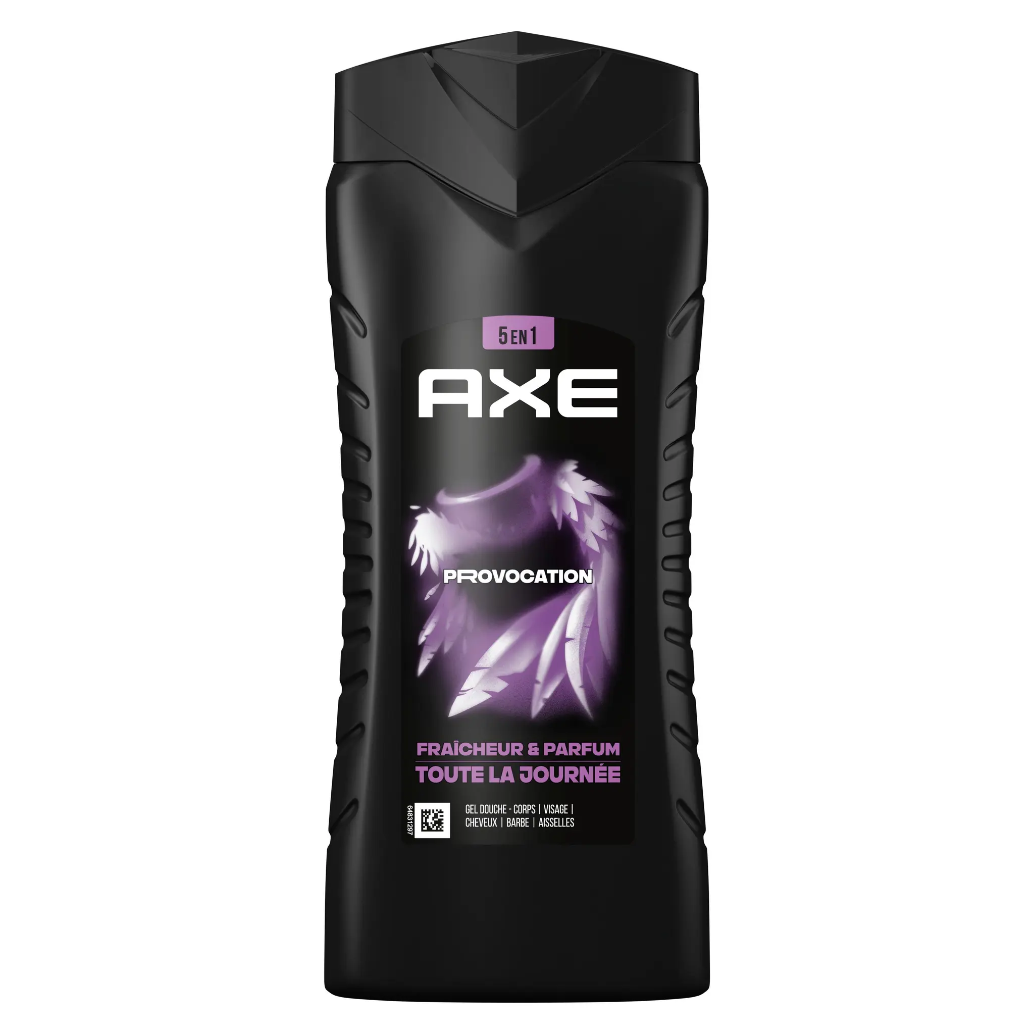 AXE Gel douche provocation 5en1 noix de coco poivre noir fraîcheur et parfum toute la journée