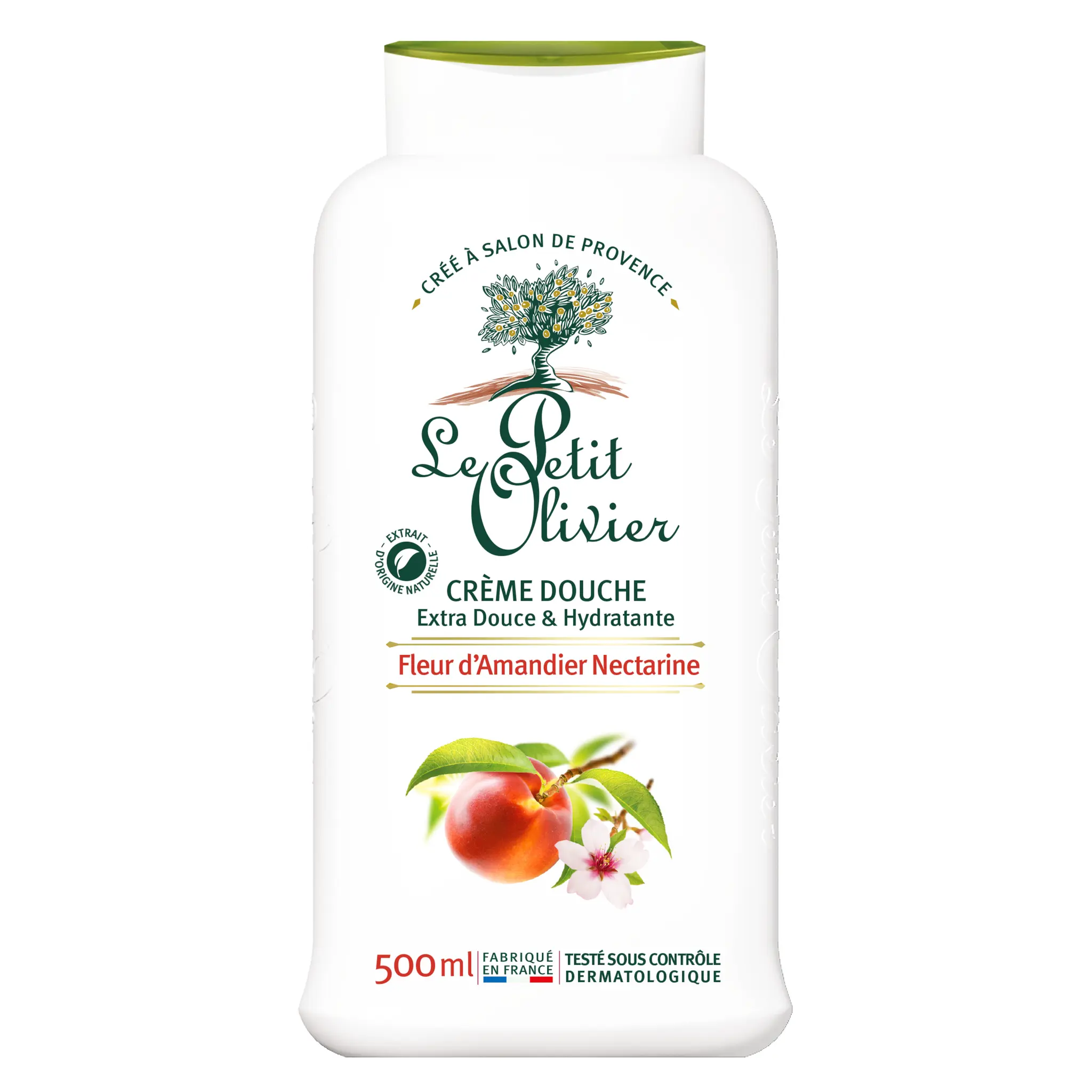 LE PETIT OLIVIER Crème douche extra douce hydratante fleur d'amandier nectarine