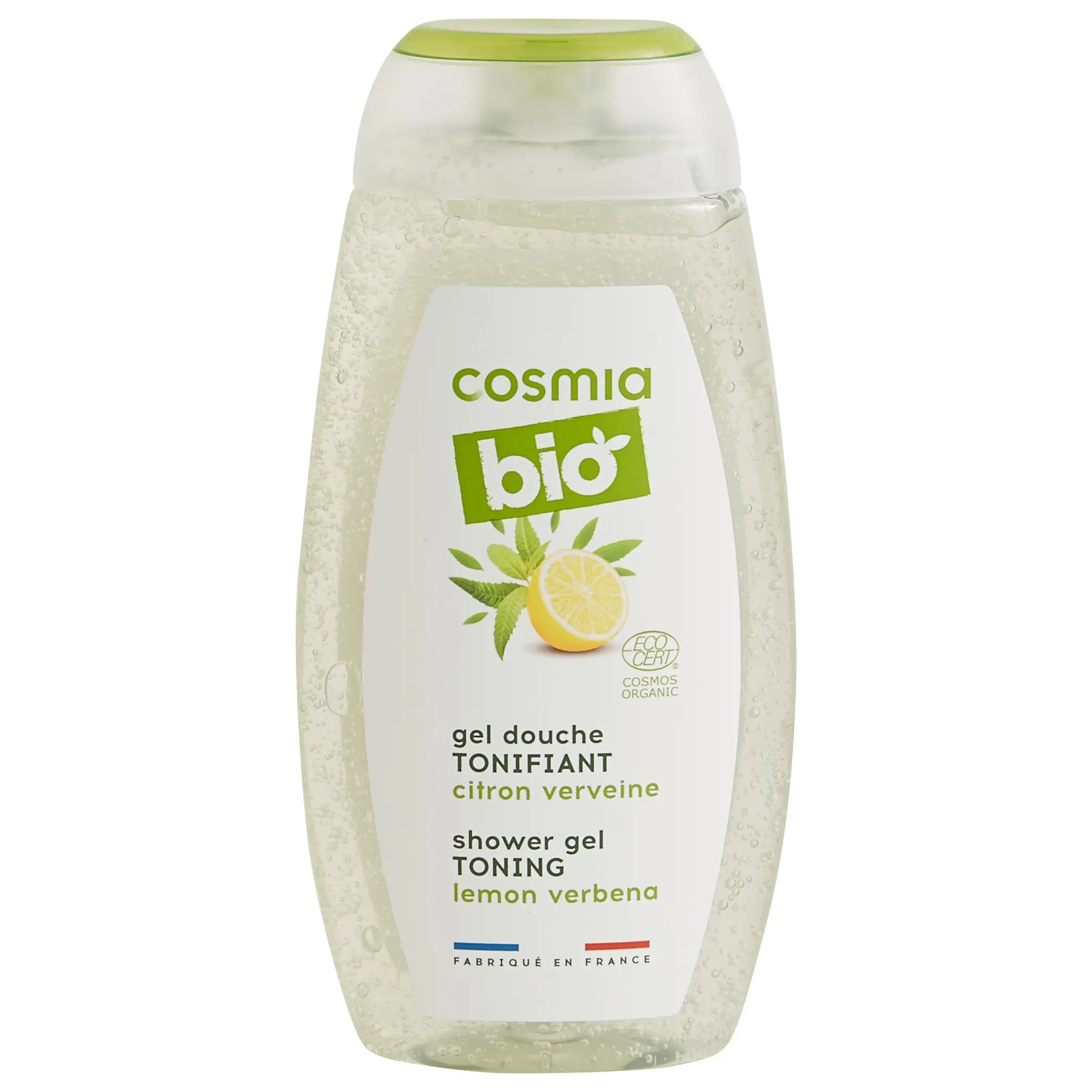 COSMIA BIO Gel douche tonifiant au citron et verveine bio