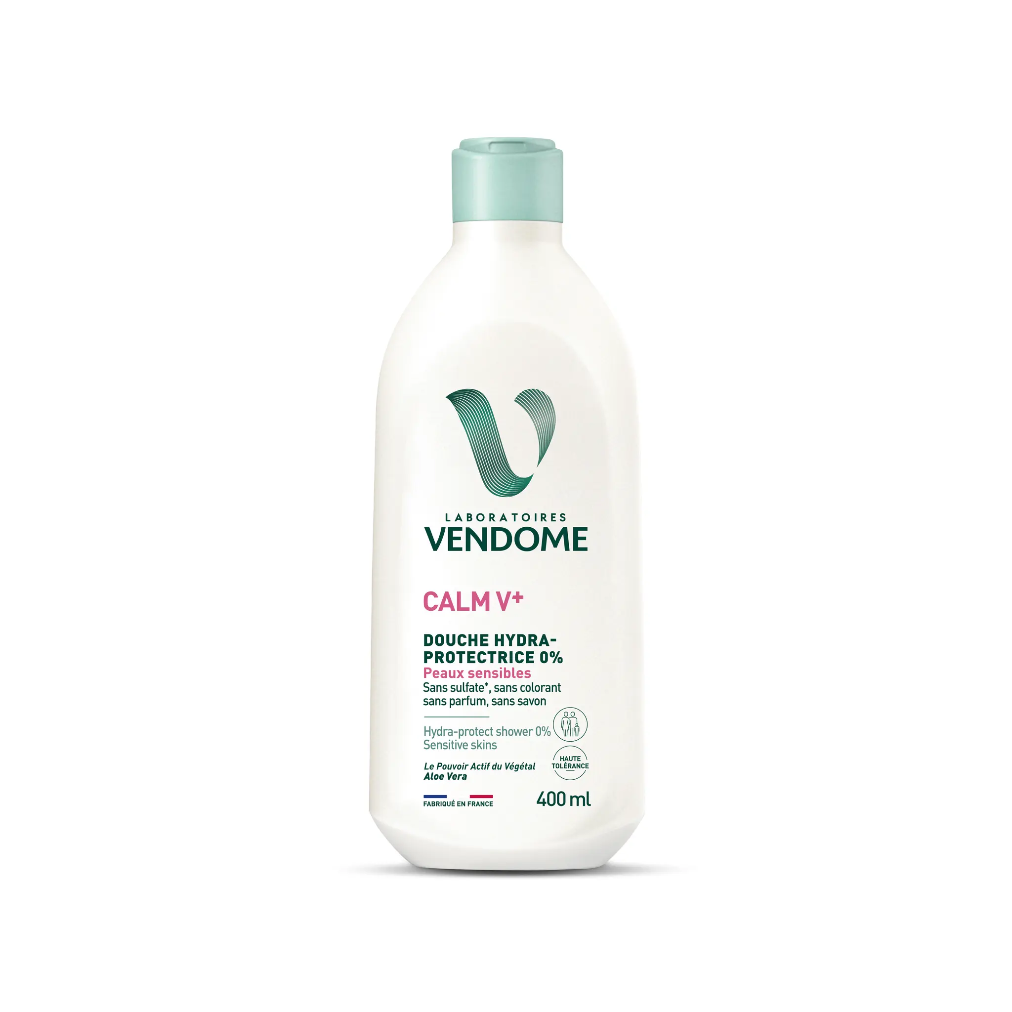 LABORATOIRES VENDOME Calm V+ gel douche hydra-protectrice 0% peaux sensibles
