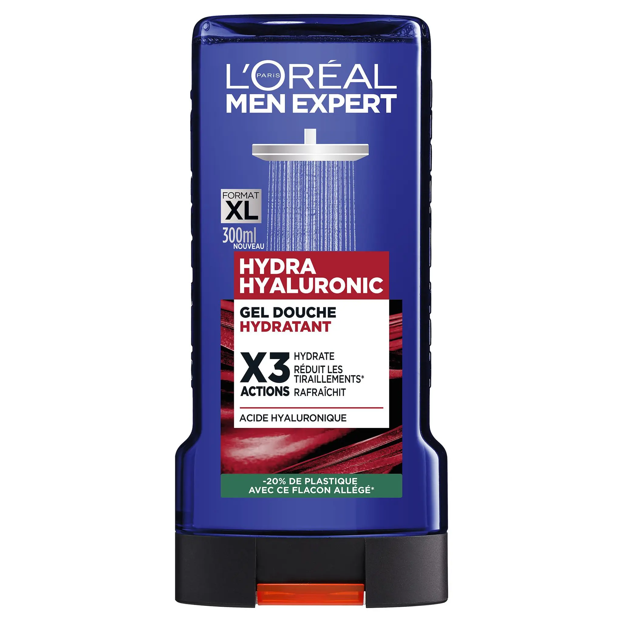 MEN EXPERT Gel douche hydratant acide hyaluronique