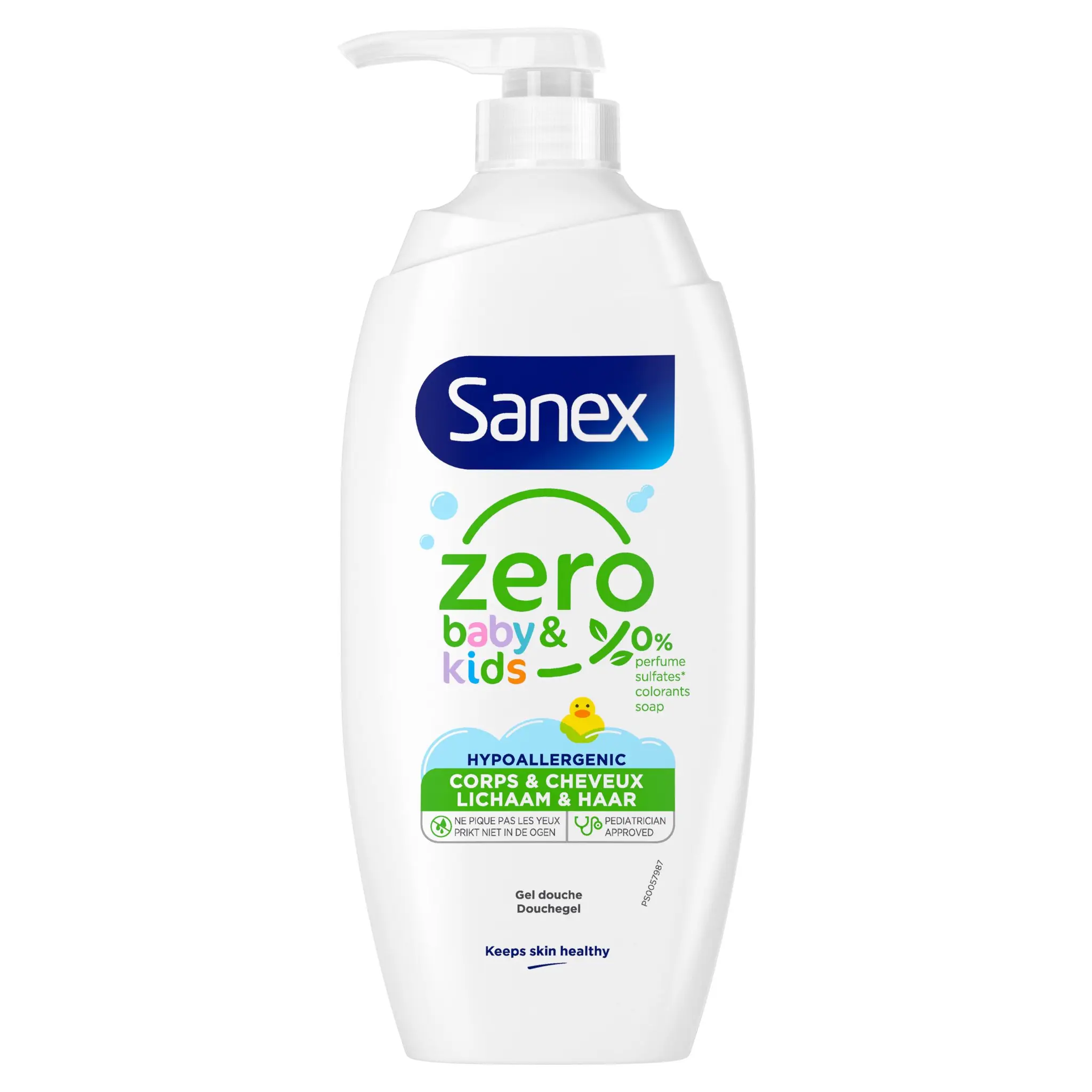 SANEX Gel douche corps et cheveux Zero% kids