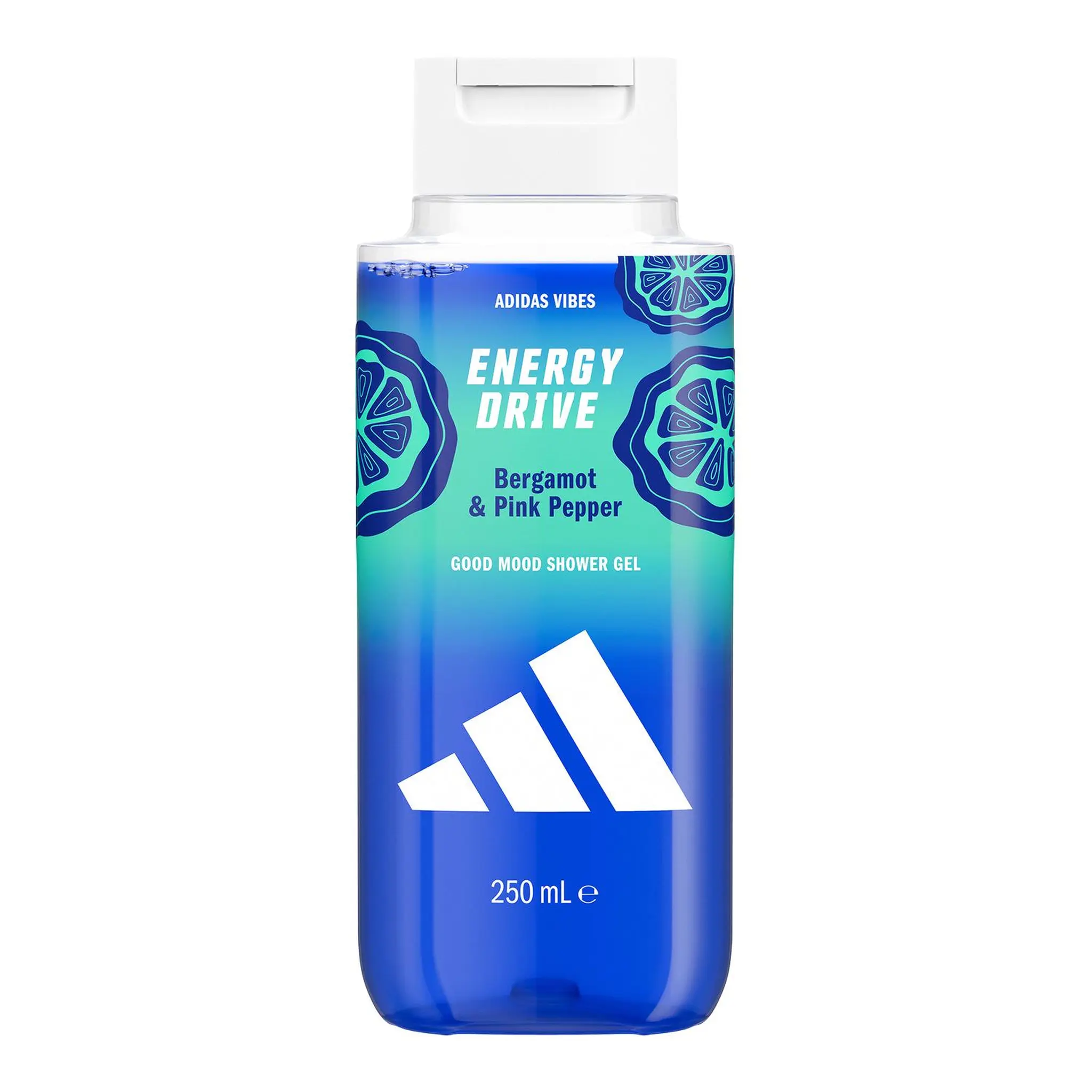 ADIDAS Gel douche energy drive à la bergamote et poivre rose
