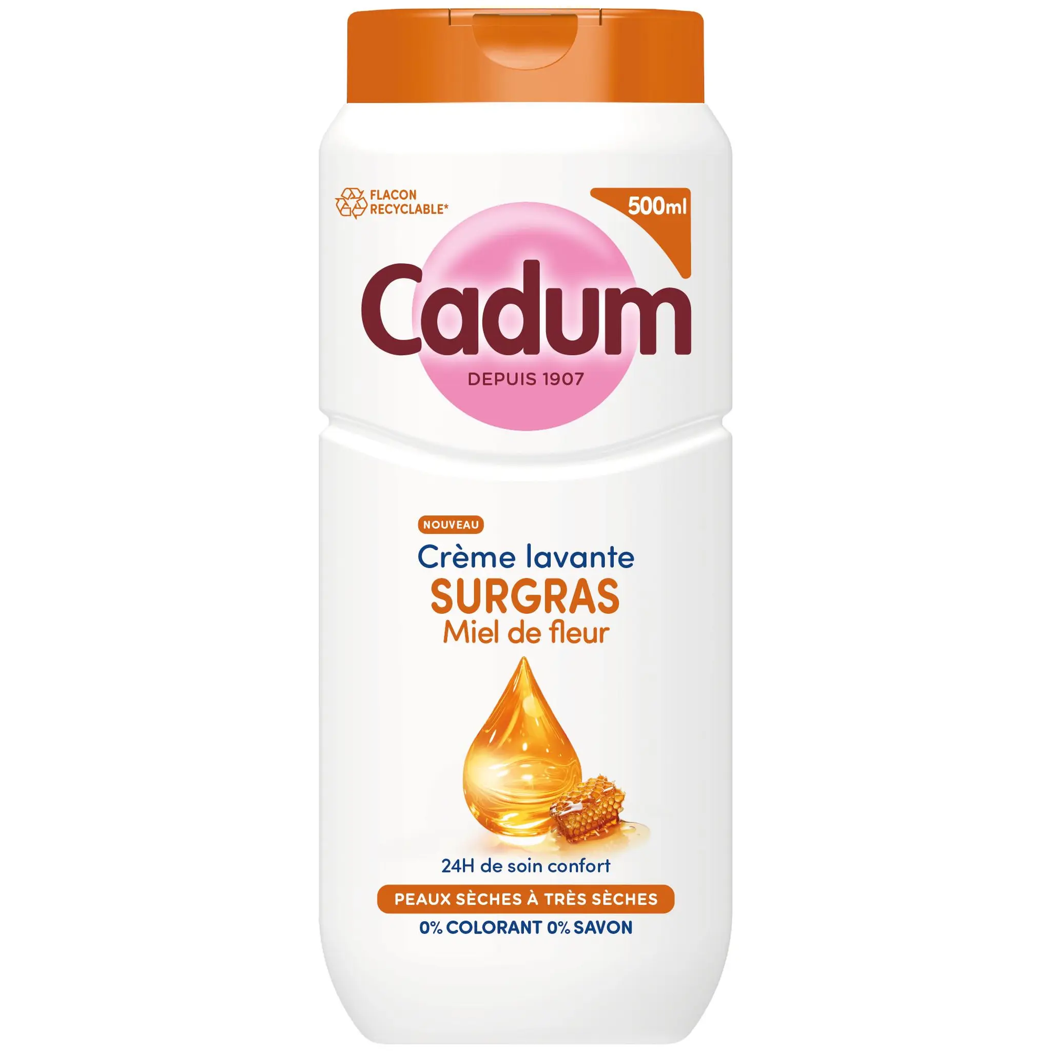CADUM Crème lavante surgras miel de fleur