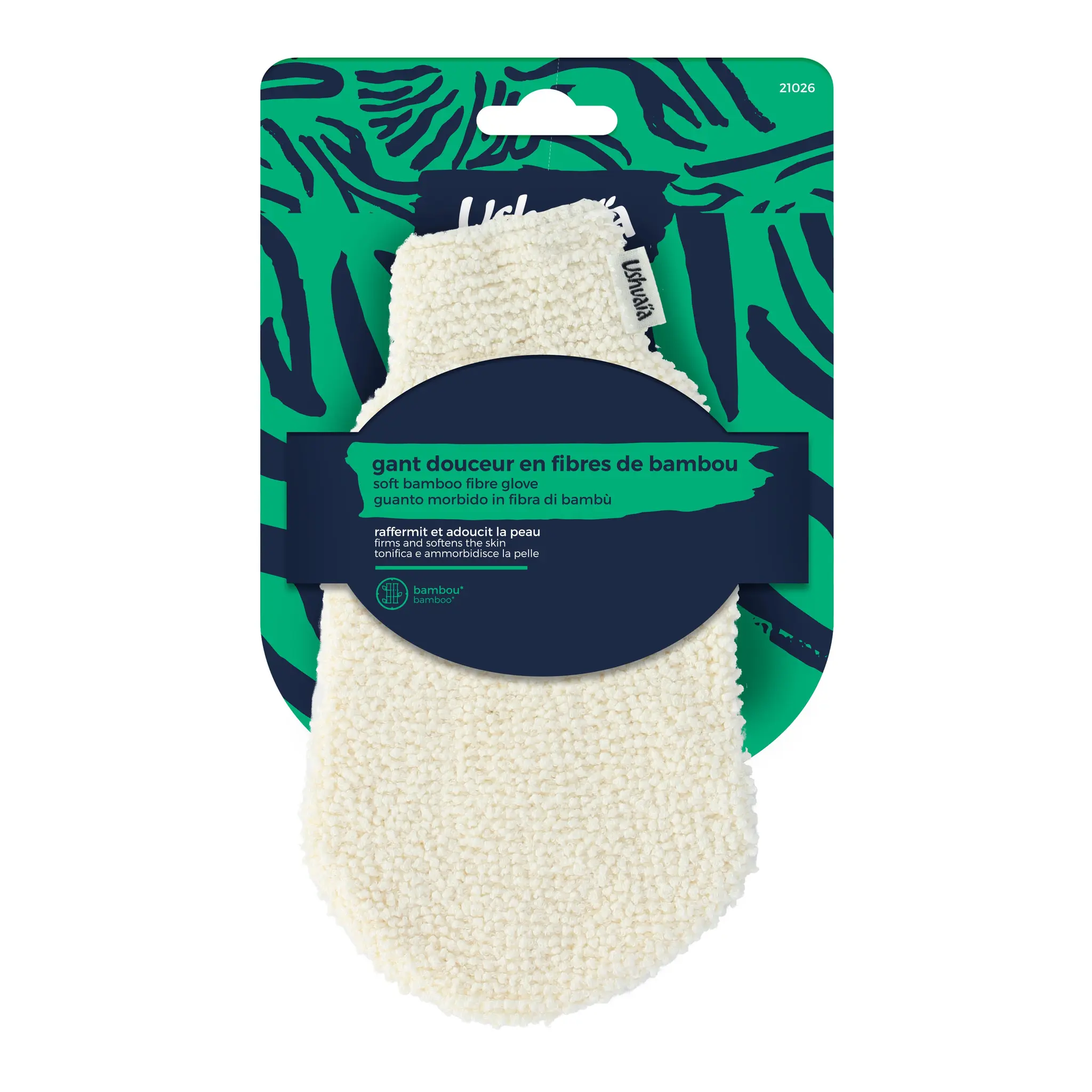 USHUAIA Gant douceur en fibres de bambou pour le corps