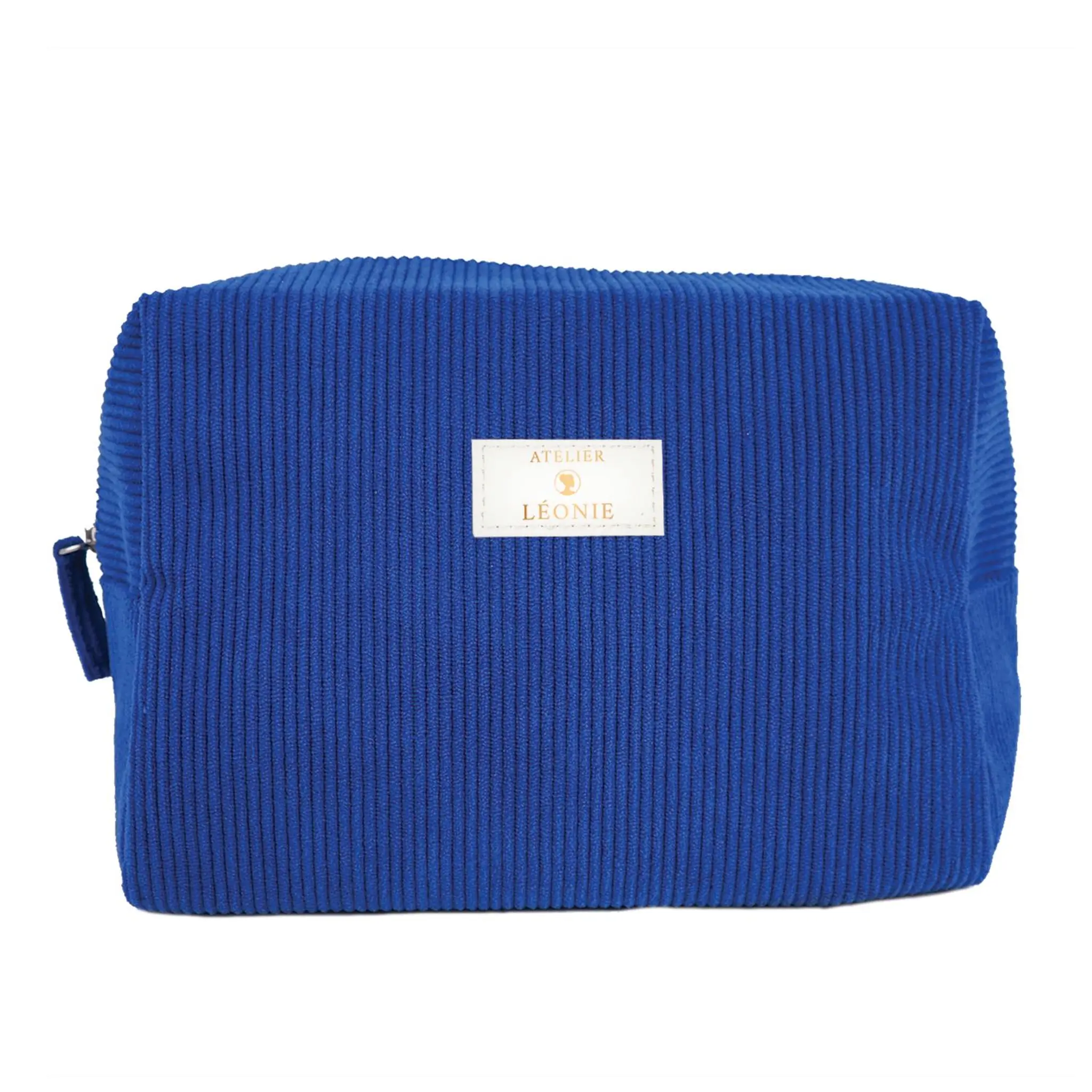 FRENCH TENDANCE Trousse de toilette femme velours côtelé 21cmx15cmx10cm