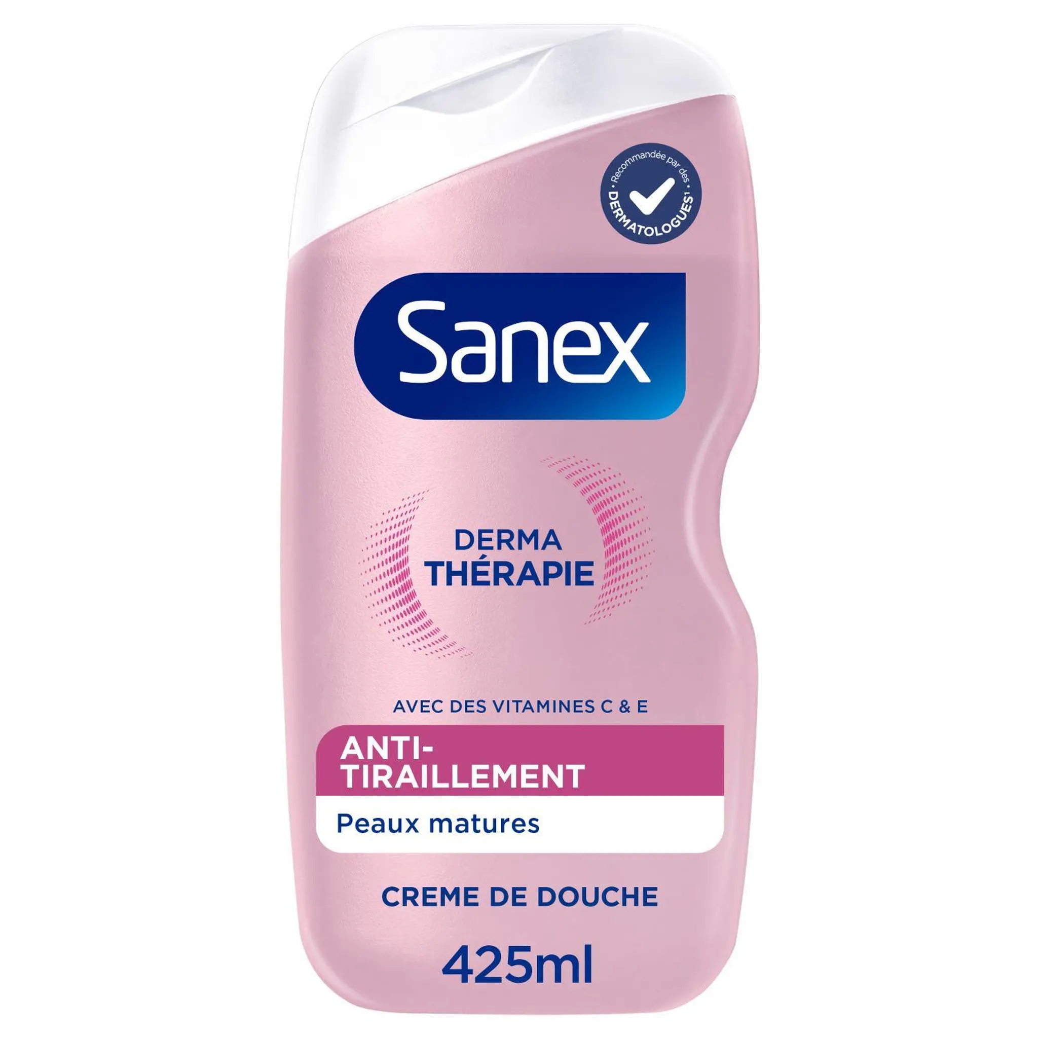 SANEX Derma Thérapie Crème de douche anti-tiraillement peaux matures