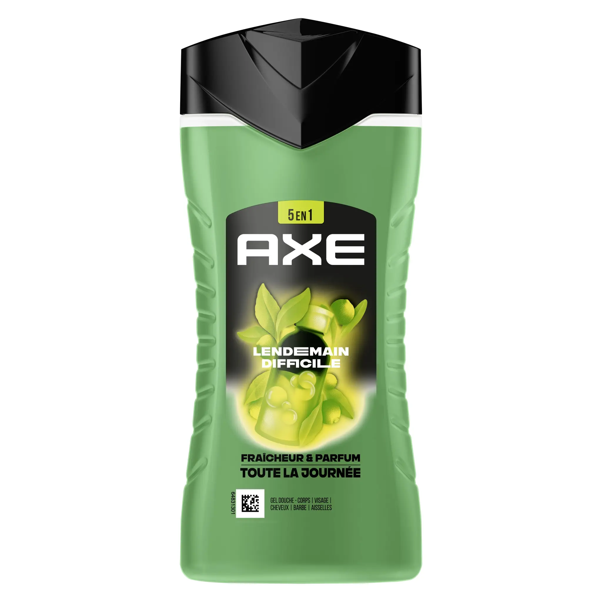 AXE Gel douche lendemain difficile 5en1 fraîcheur et parfum toute la journée