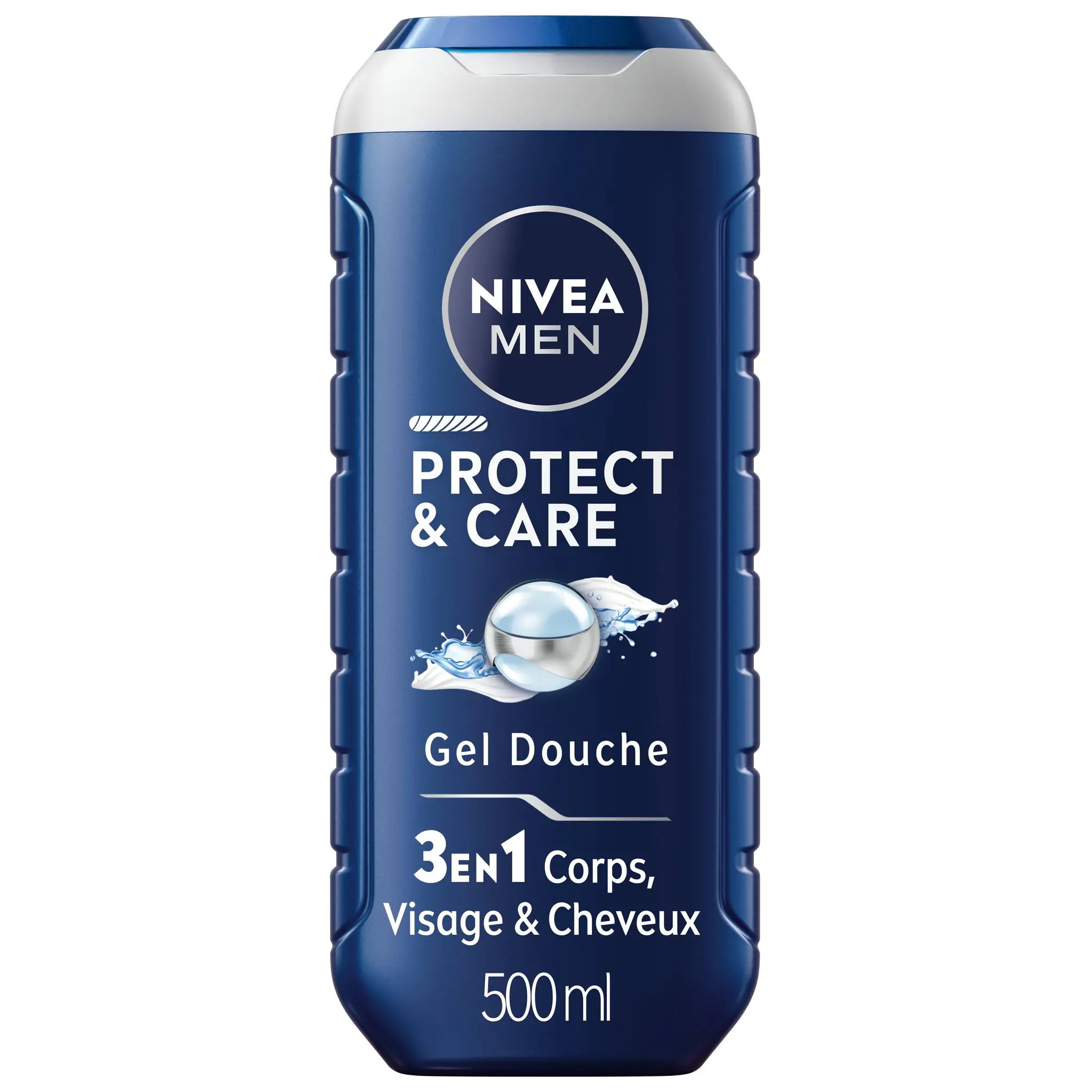 NIVEA MEN Protect & care gel douche corps, visage & cheveux à l'aloe vera