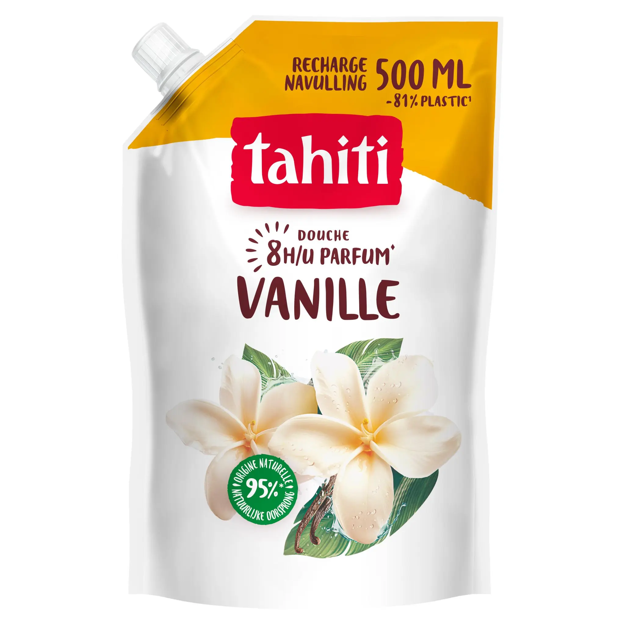 TAHITI Recharge gel douche parfum vanille