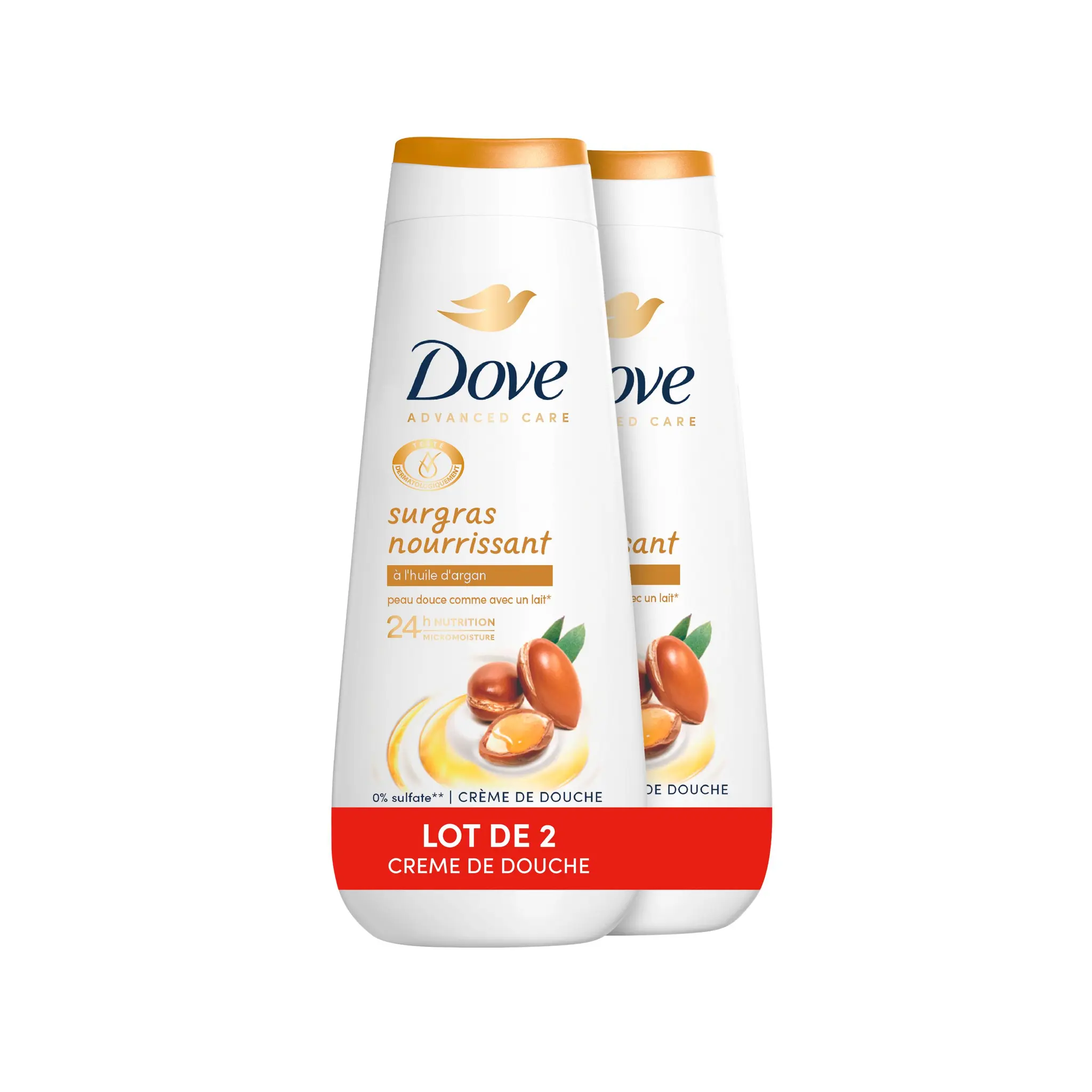 DOVE Surgras nourrissant crème de douche à l'huile d'argan