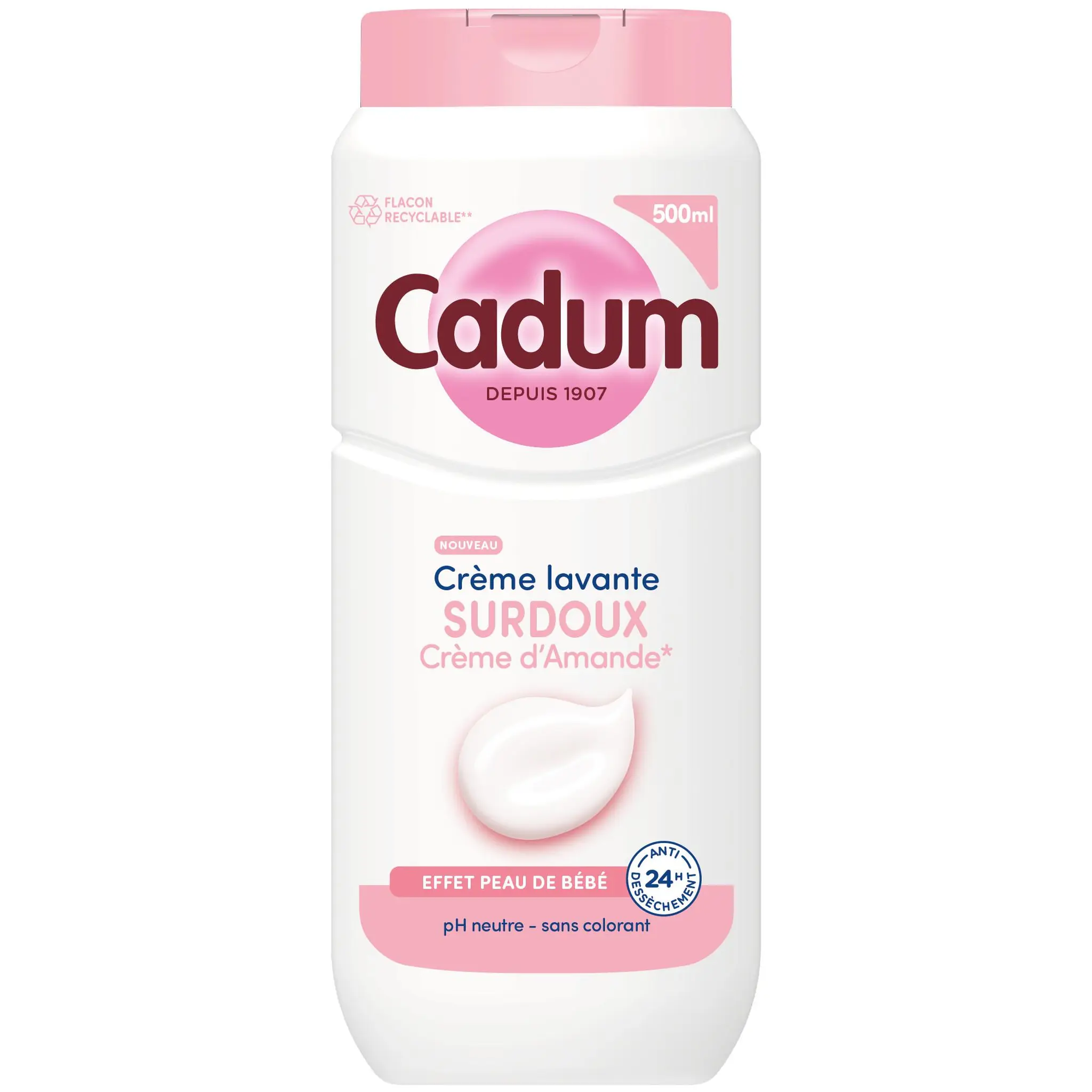 CADUM Crème lavante surdoux crème d'amande