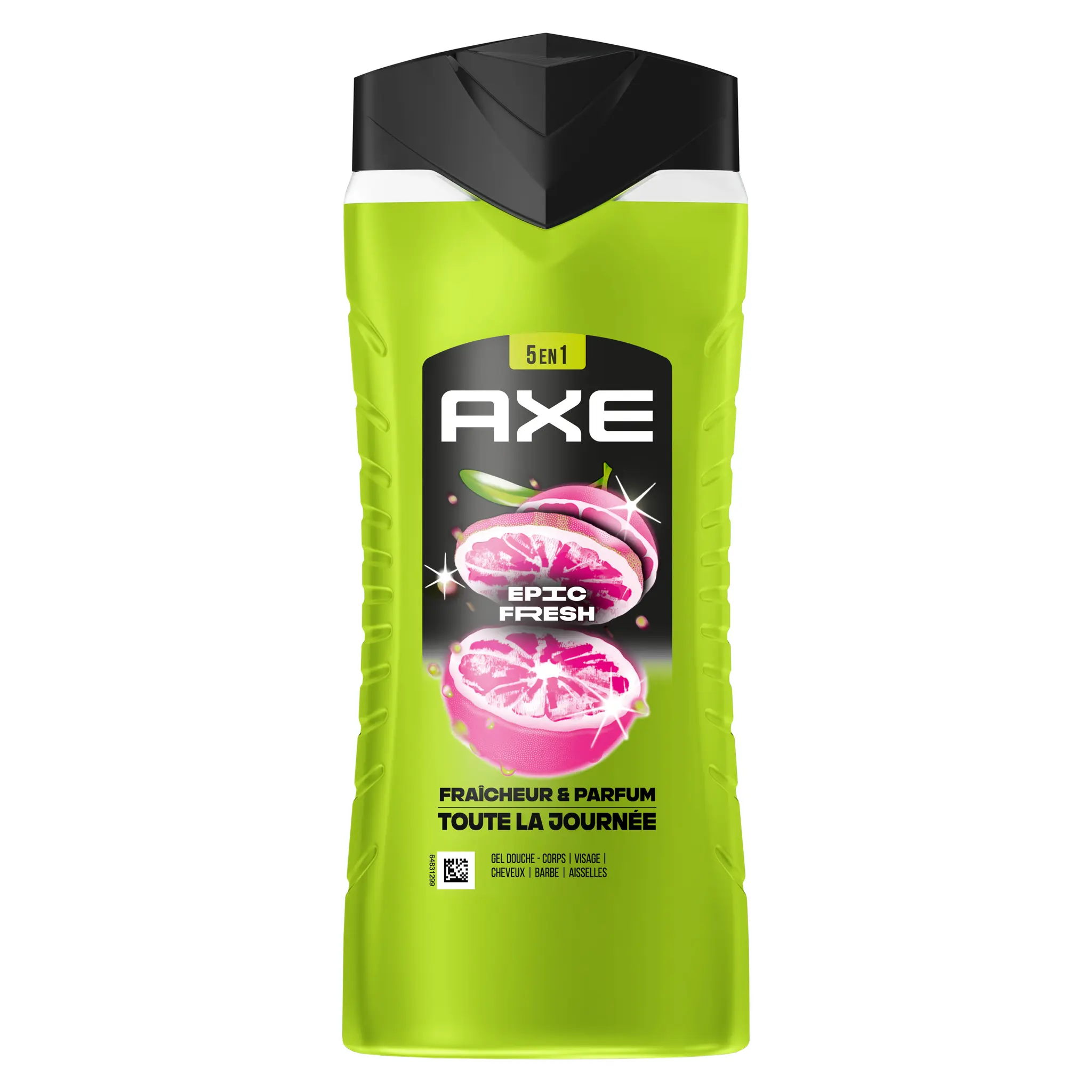 AXE Gel douche epic fresh 5en1 fraîcheur et parfum toute la journée