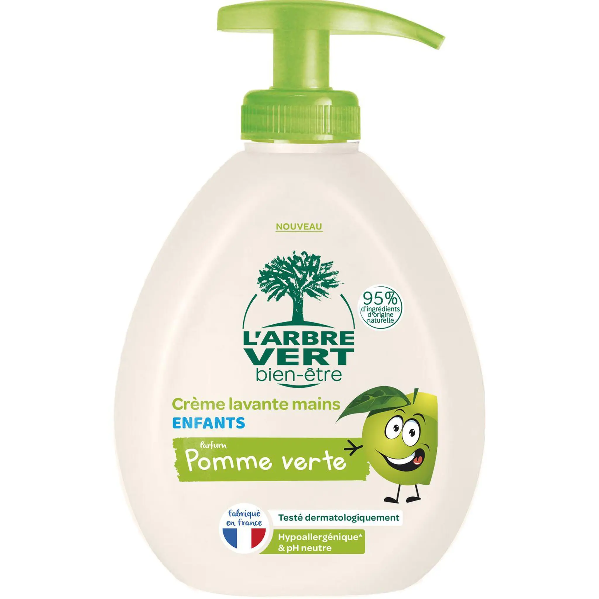 L'ARBRE VERT Crème lavante pomme verte