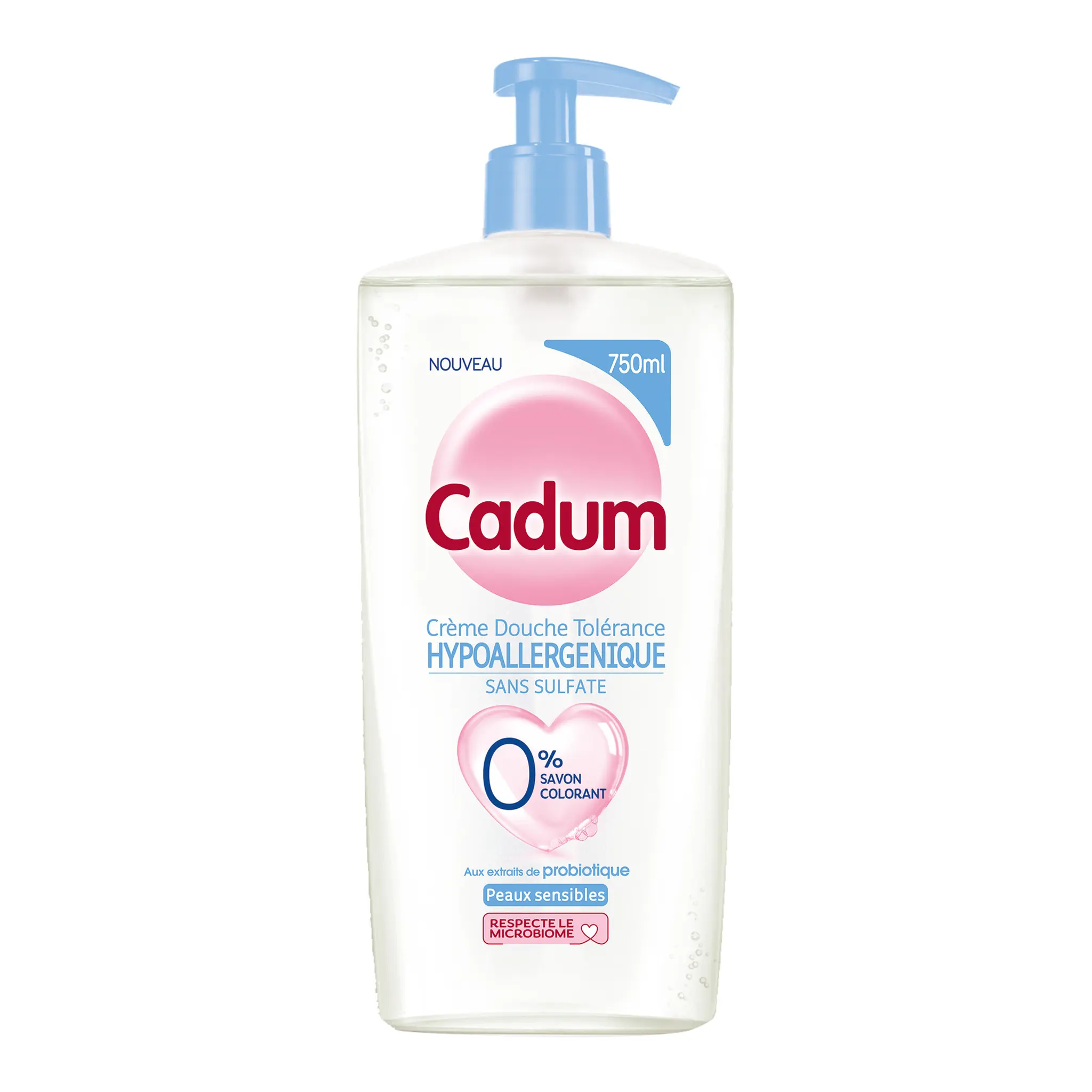 CADUM Gel douche hypoallergénique probiotic peaux sensibles