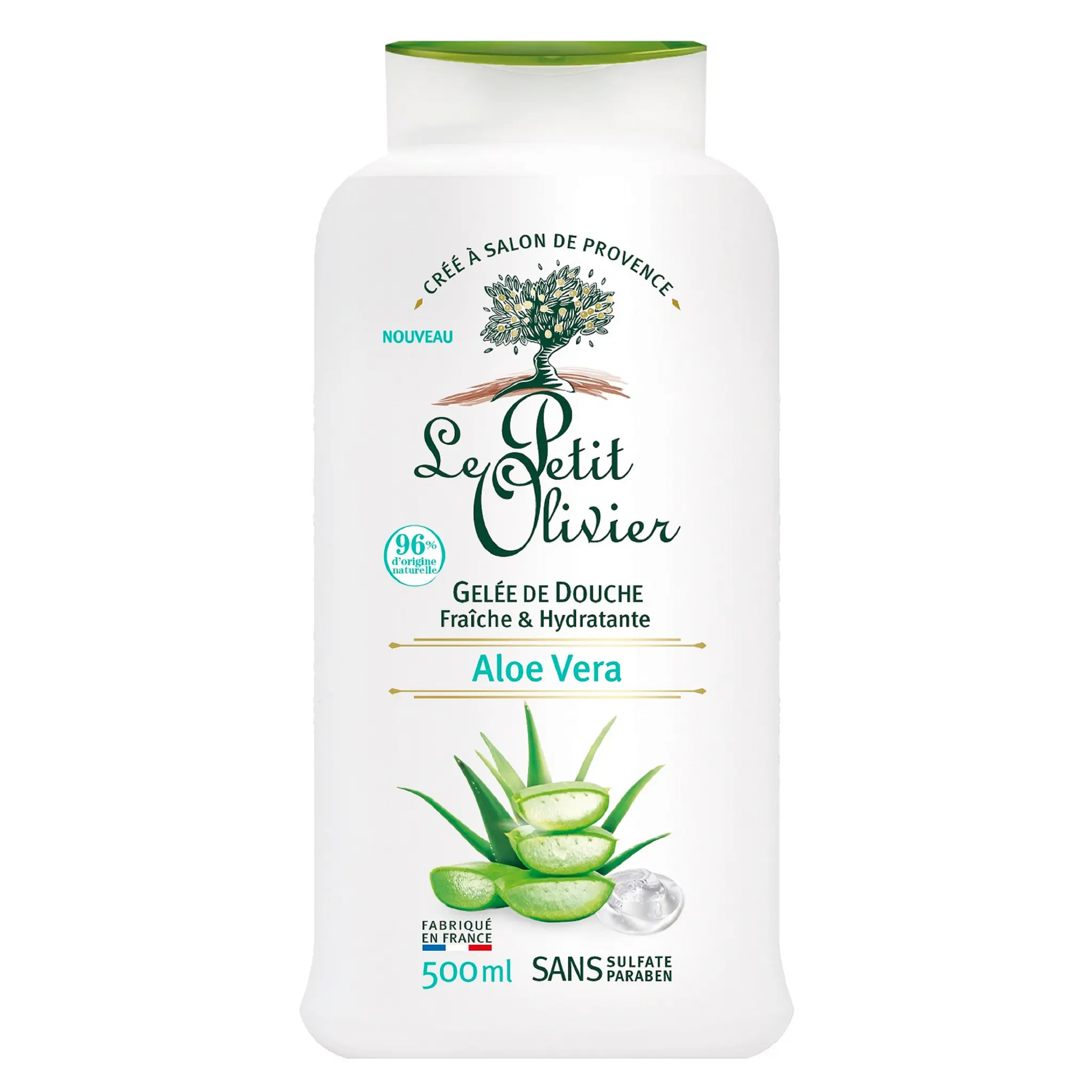 LE PETIT OLIVIER Gelée de douche fraîche & hydratante à l'aloe vera