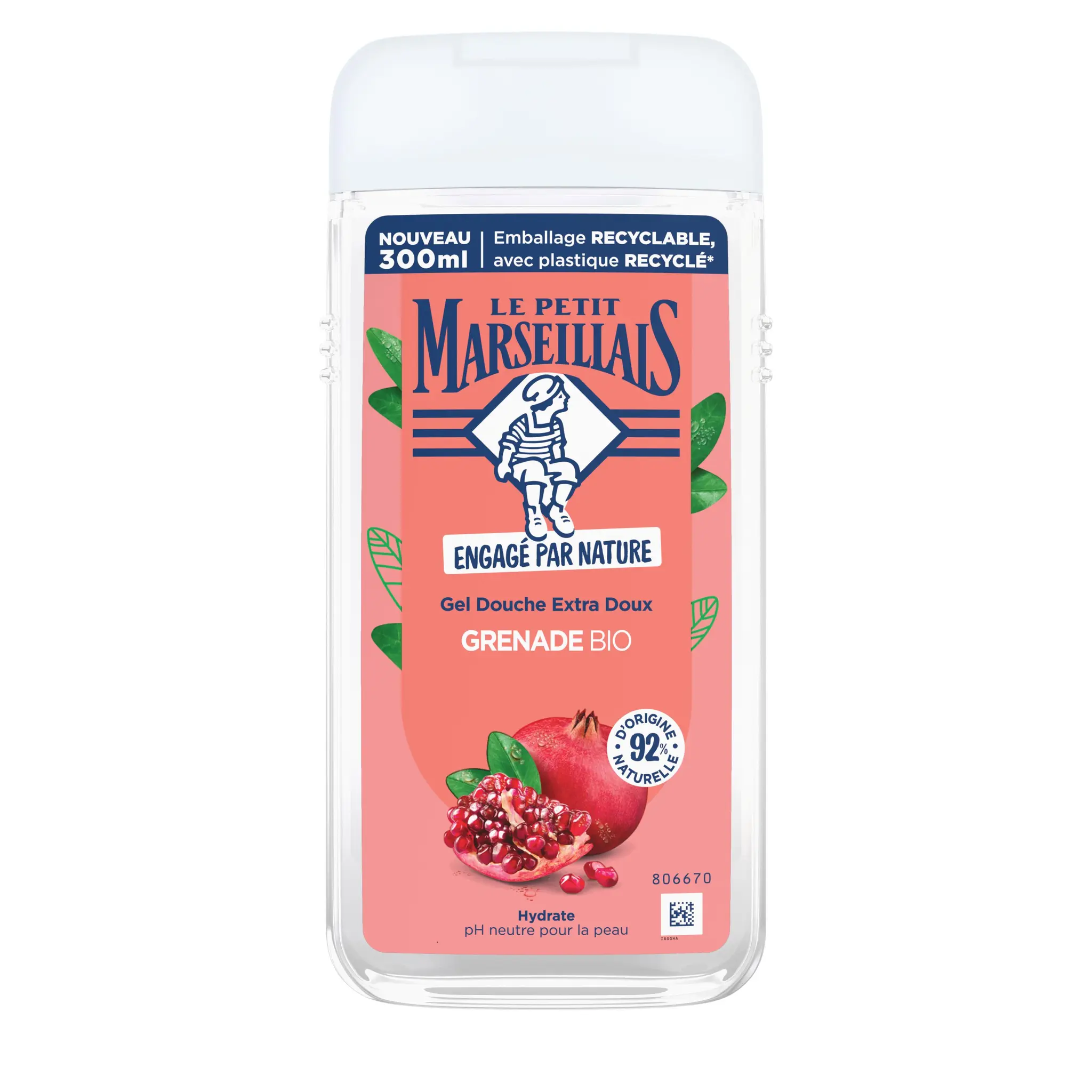 LE PETIT MARSEILLAIS Gel douche grenade bio