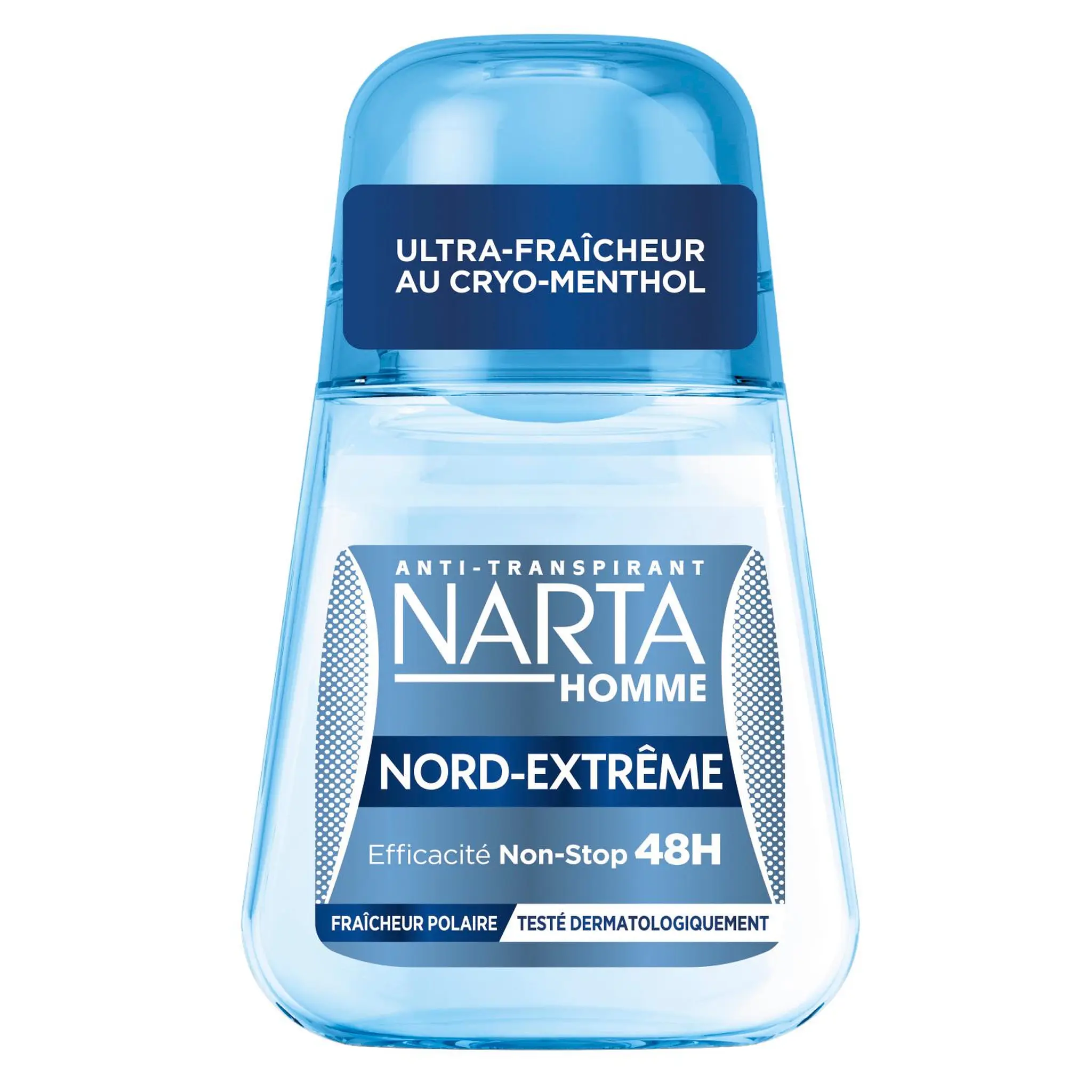 NARTA Déodorant bille 48h homme fraîcheur polaire