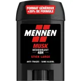 MENNEN Déodorant stick 24h homme musk anti-traces