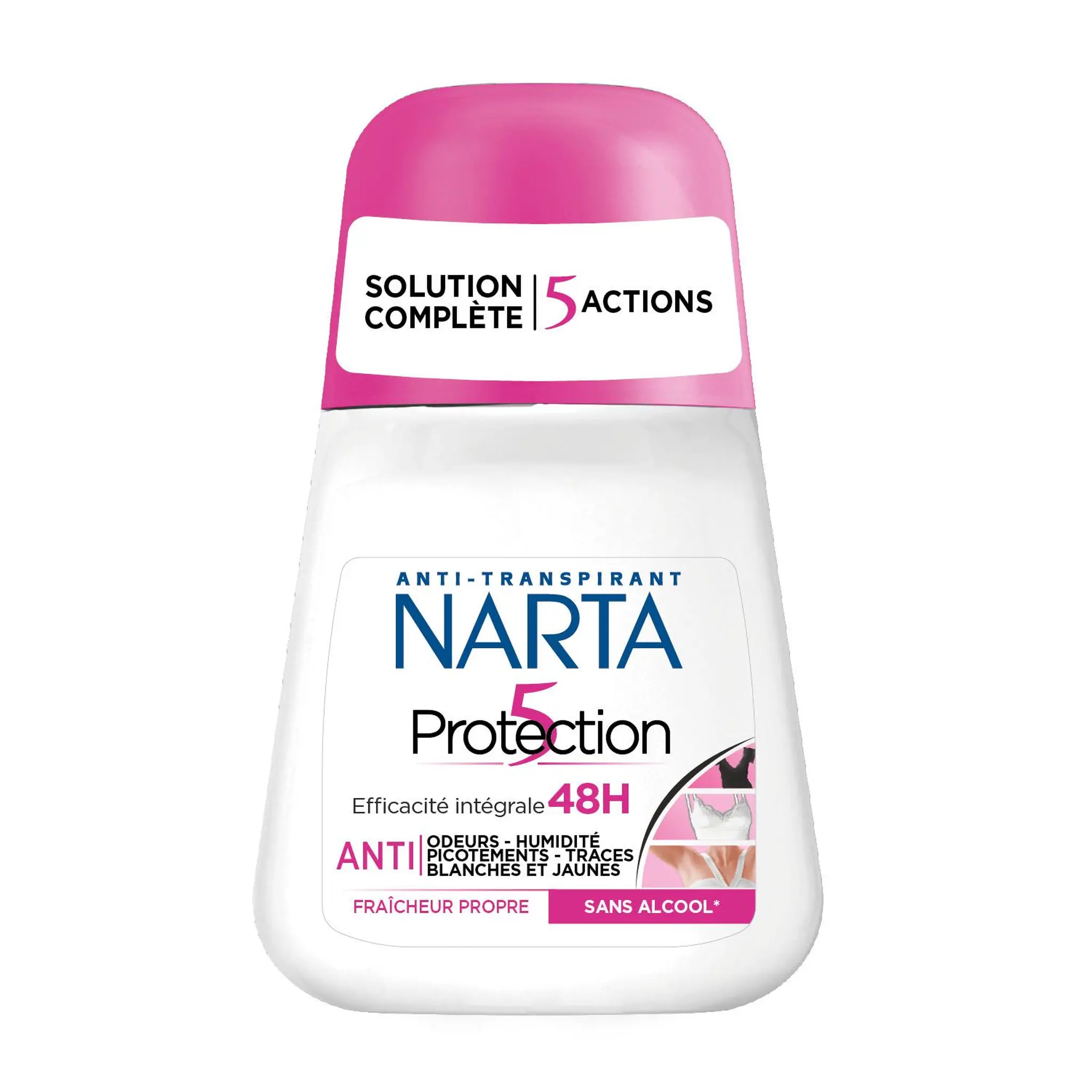 NARTA Déodorant bille 48h femme fraîcheur propre