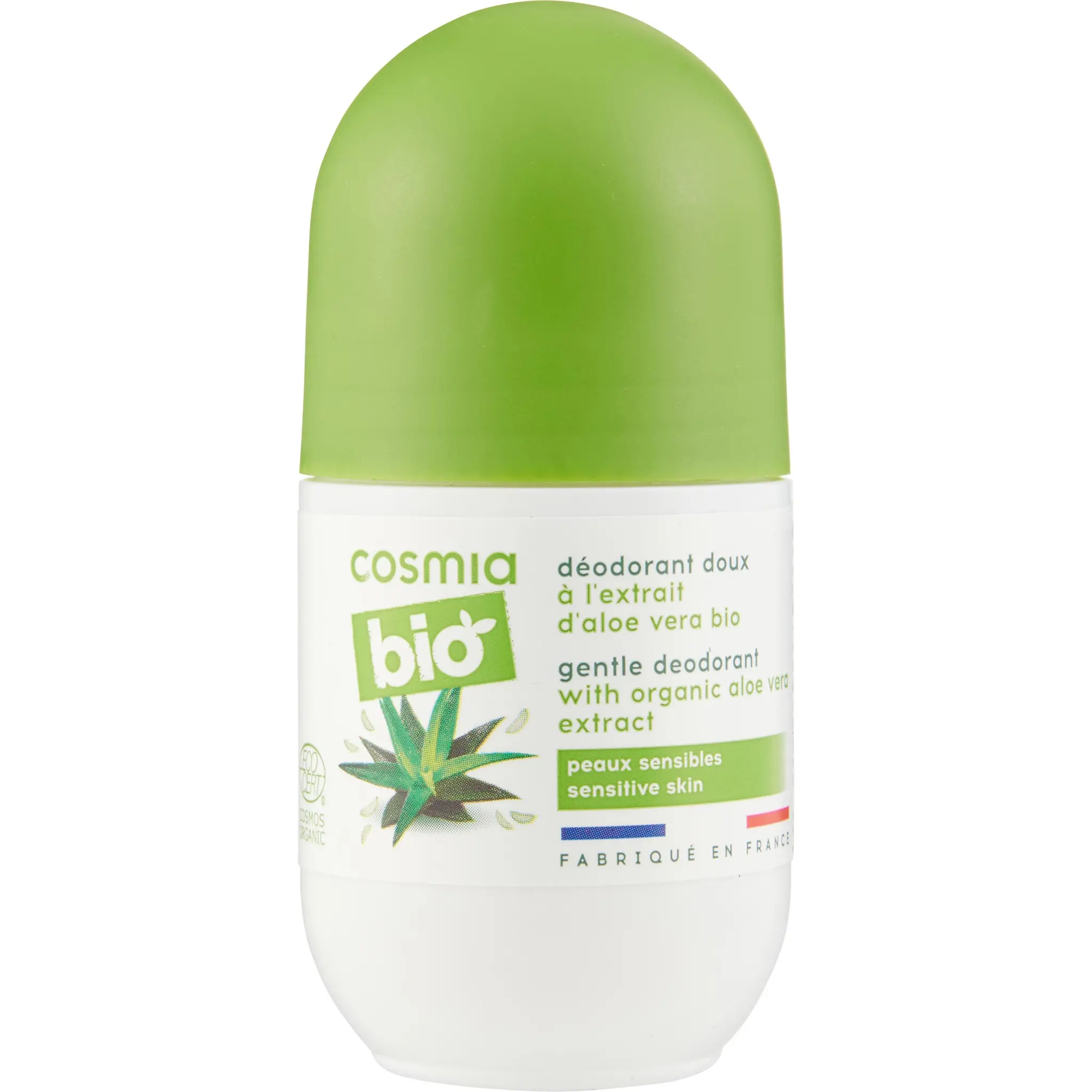 COSMIA BIO Déodorant bille doux aloe vera bio peaux sensibles