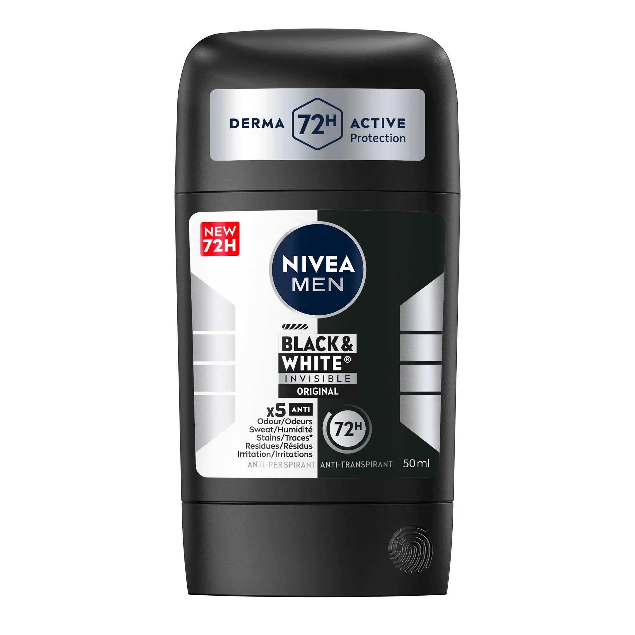 NIVEA Men Déodorant black & white invisible original 72h anti transpirant
