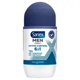 SANEX Men dermo déodorant active control 6en1 72h anti transpirant bille