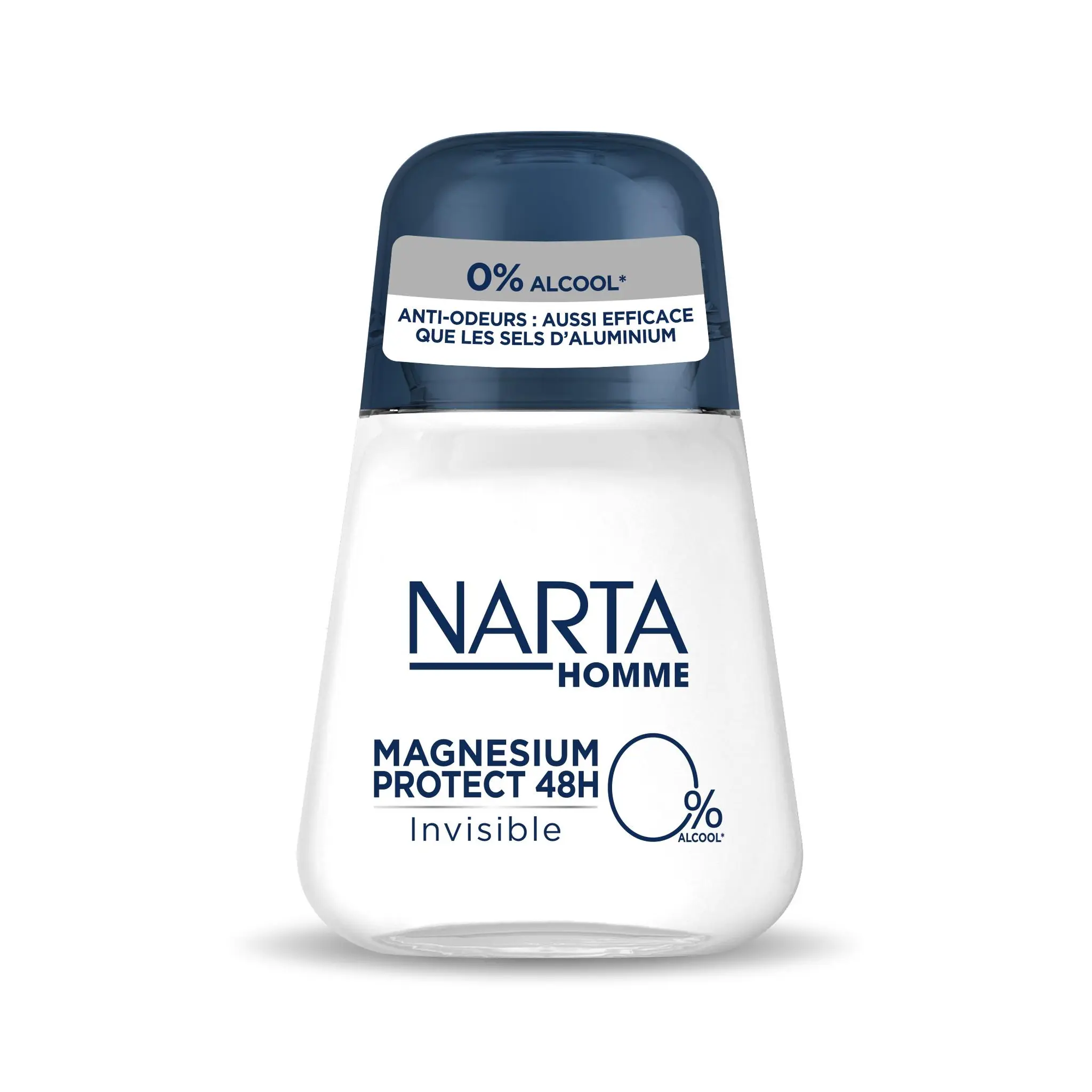 NARTA Homme déodorant magnesium protect 48h invisible