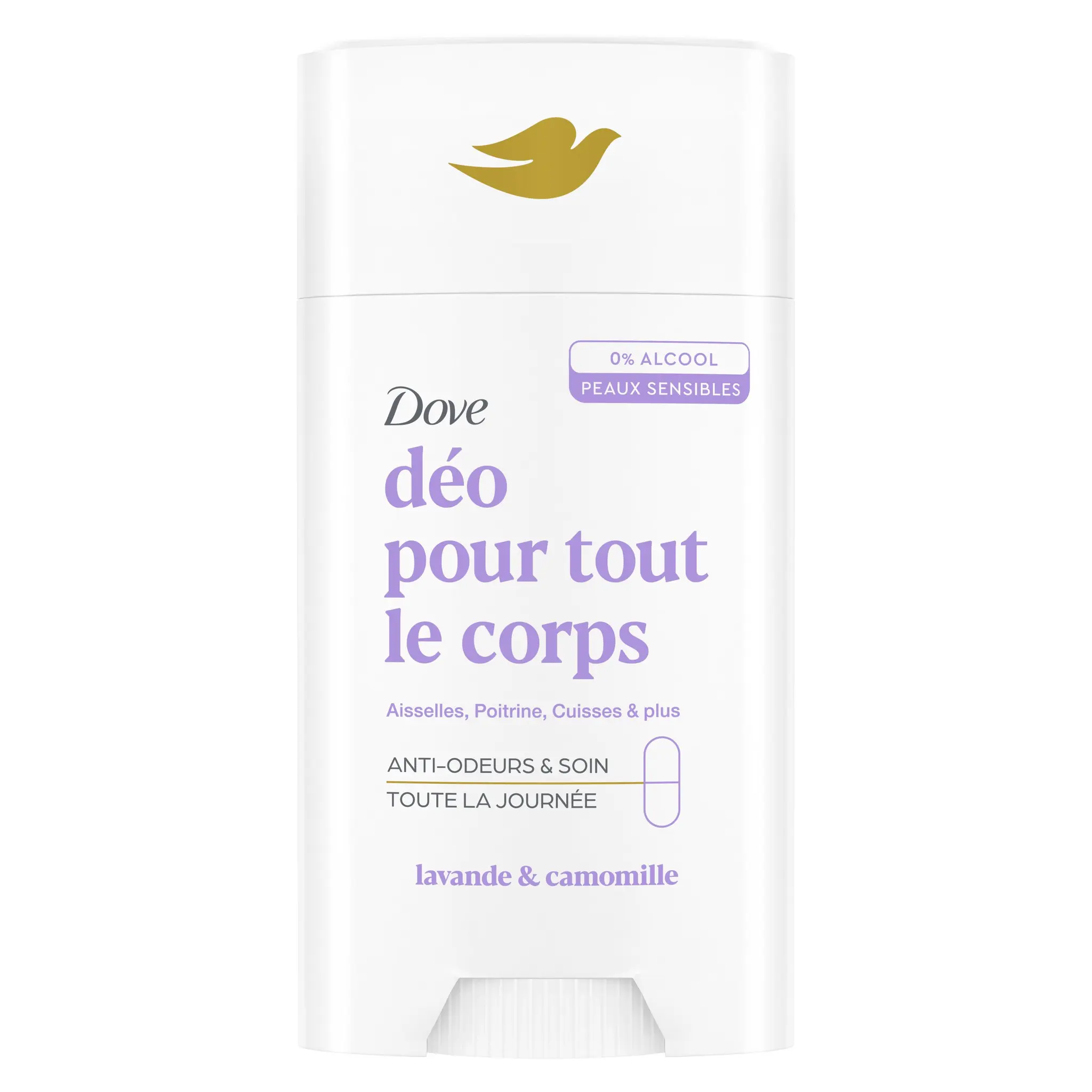 DOVE Déodorant stick pour tout le corps lavande et camomille