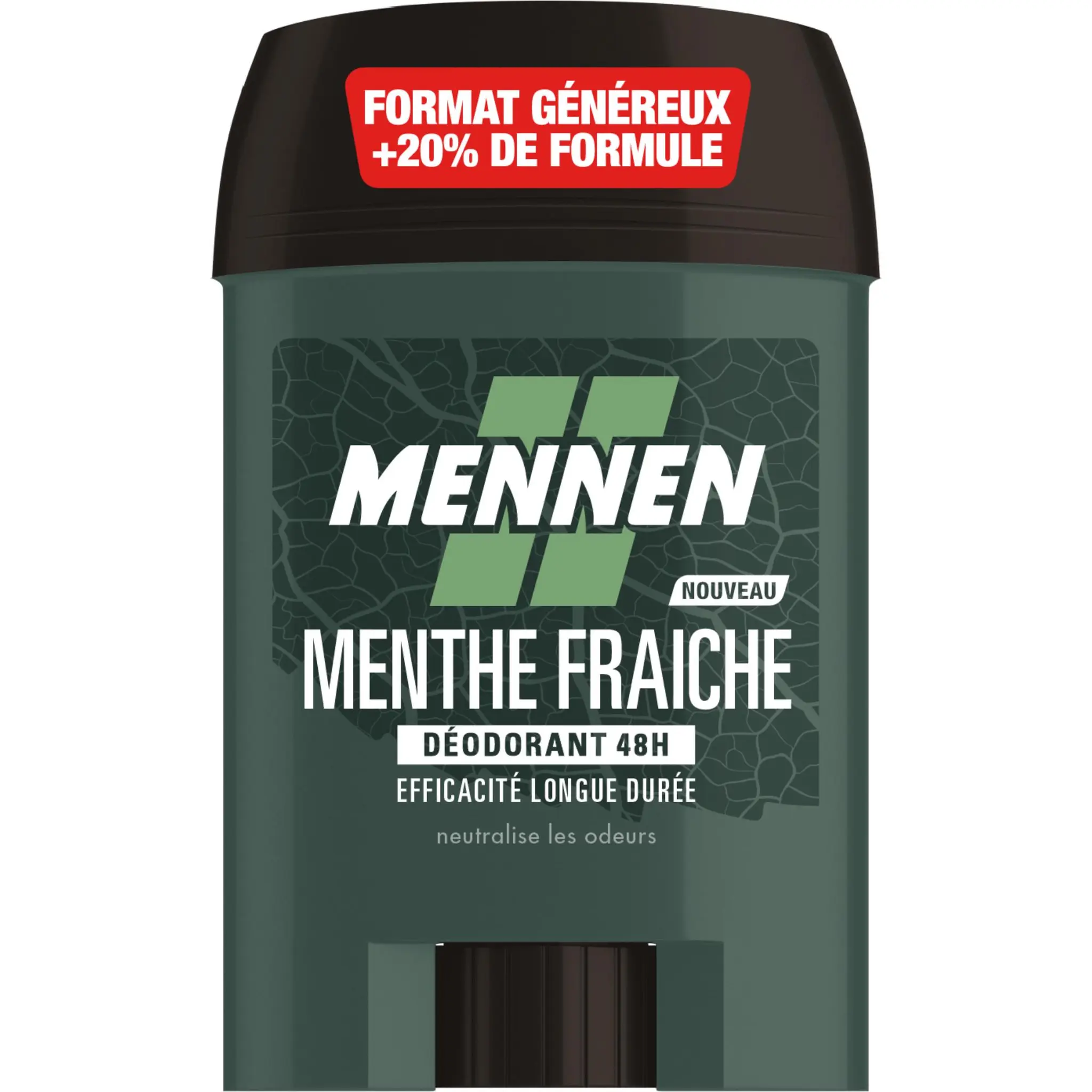 MENNEN Déodorant stick 48h homme menthe fraiche