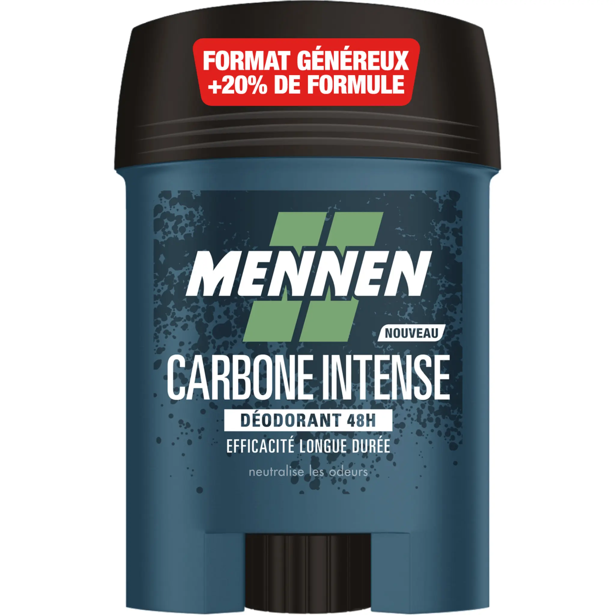 MENNEN Déodorant stick 48h homme carbone intense