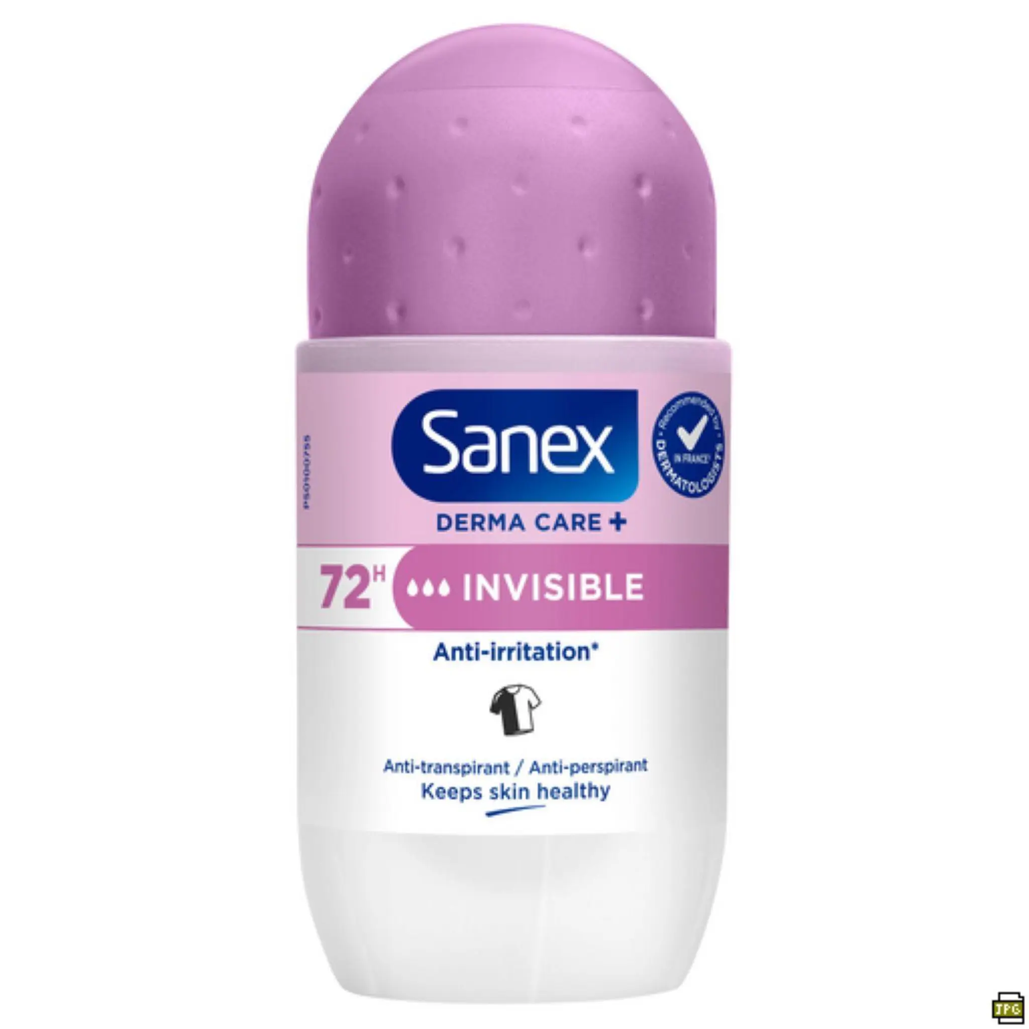 SANEX Derma Care+ Déodorant roll-on invisible