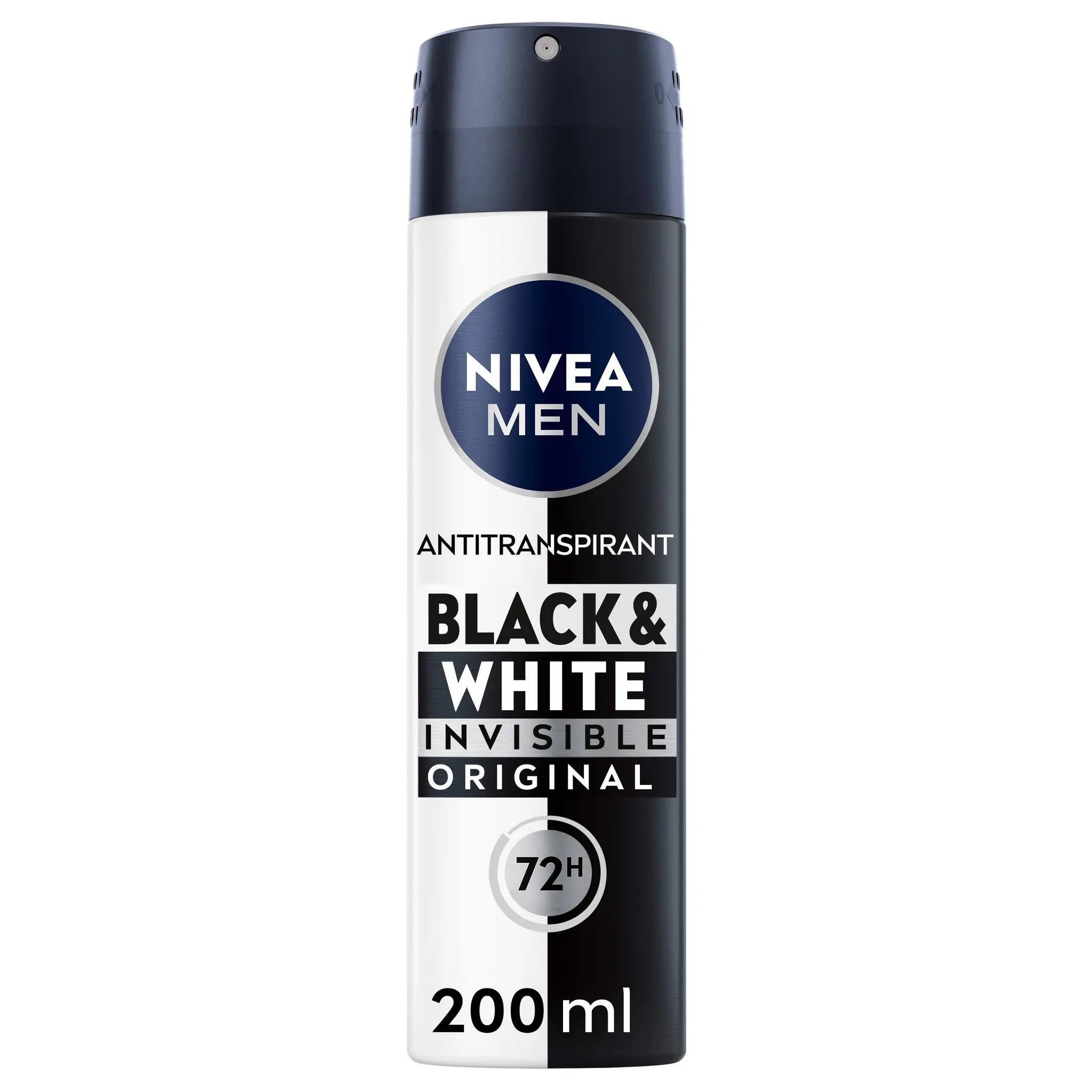 NIVEA MEN Déodorant spray 48h homme black & white