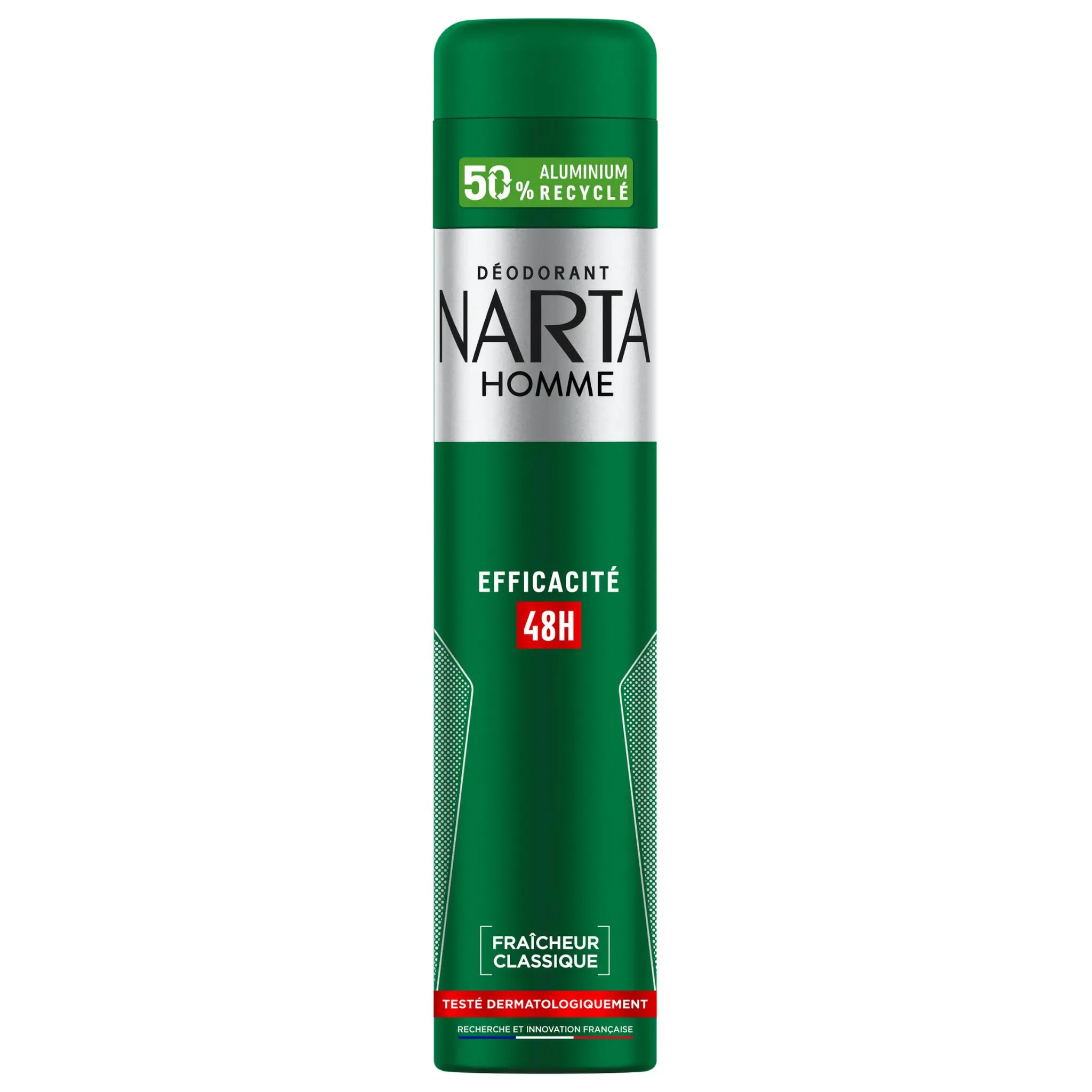 NARTA Déodorant spray 48h homme fraîcheur classique