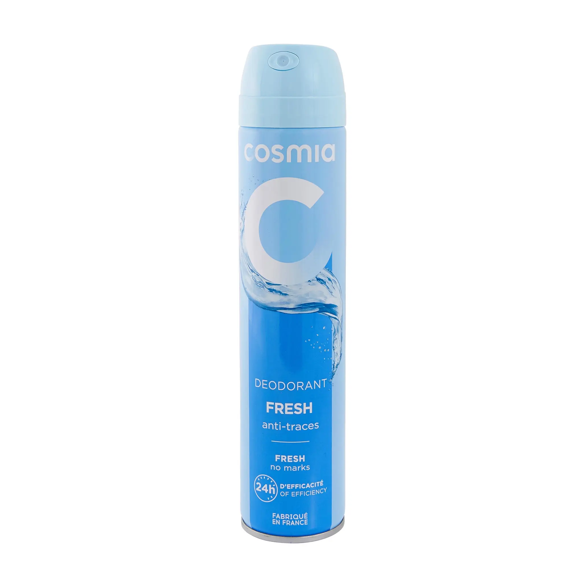 COSMIA Déodorant spray 24h fraicheur anti-traces