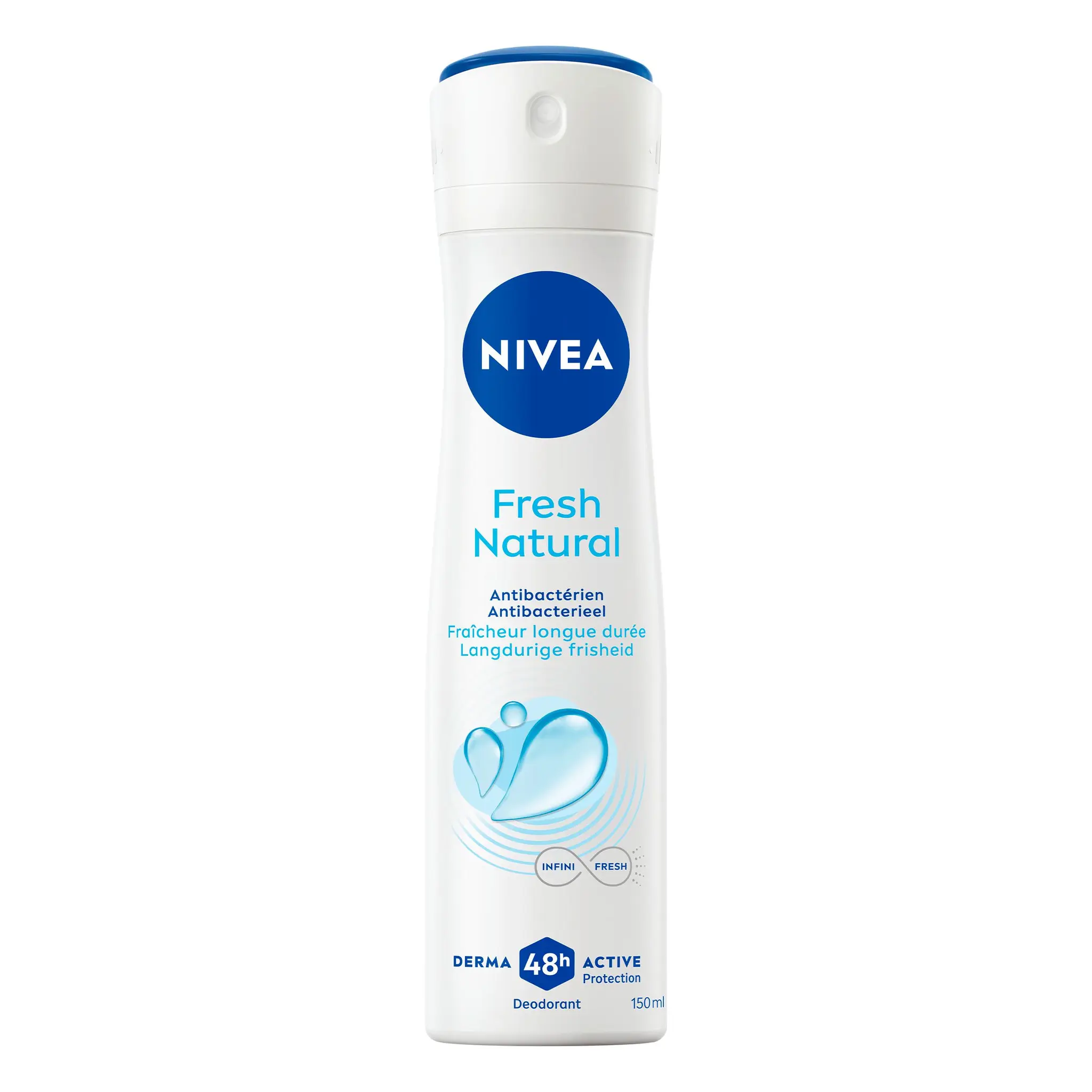 NIVEA Déodorant spray 48h fraîcheur longue durée sans sels d'aluminium