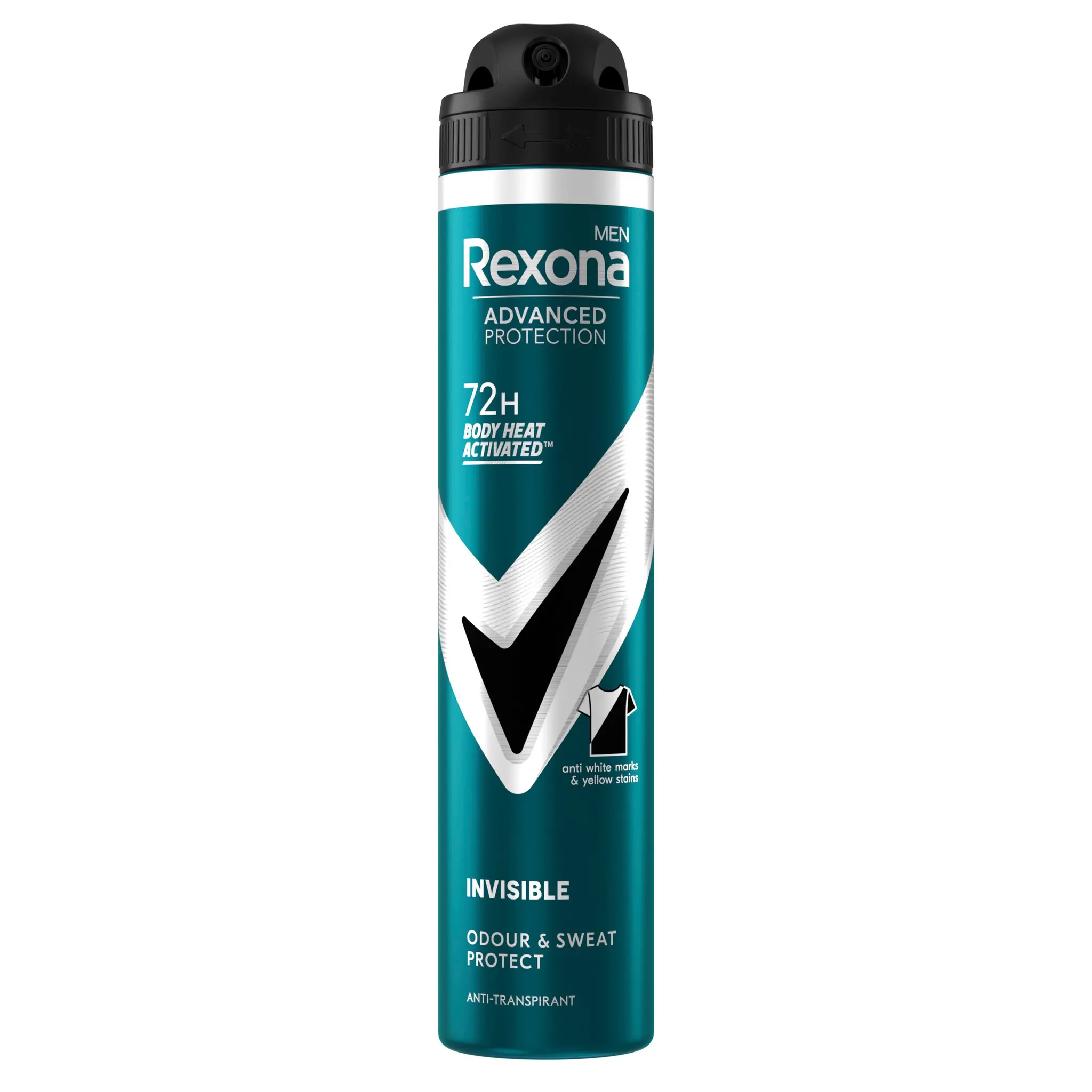 REXONA MEN Déodorant spray advanced protection 72h homme invisible