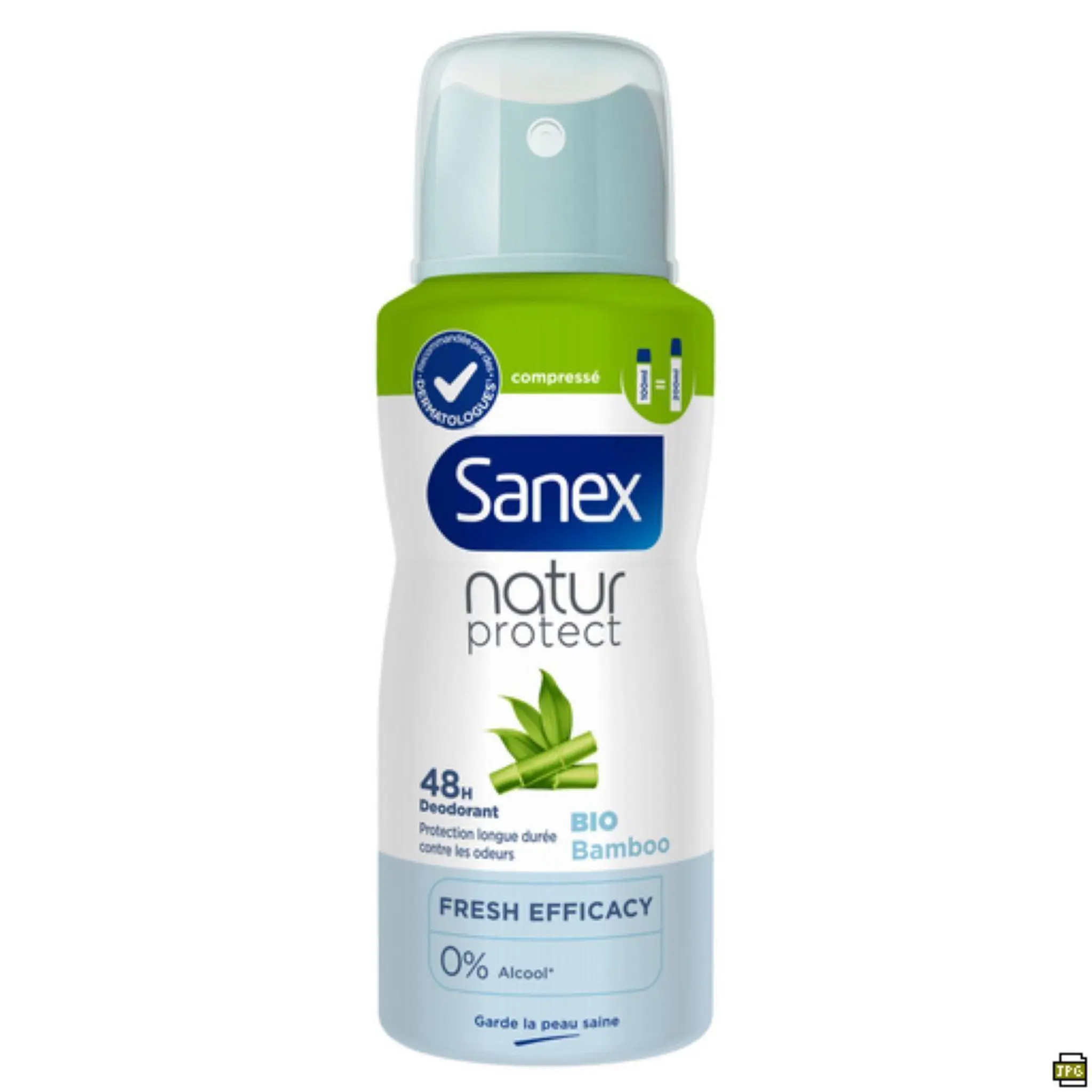 SANEX Natur protect déodorant spray compressé bambou fresh