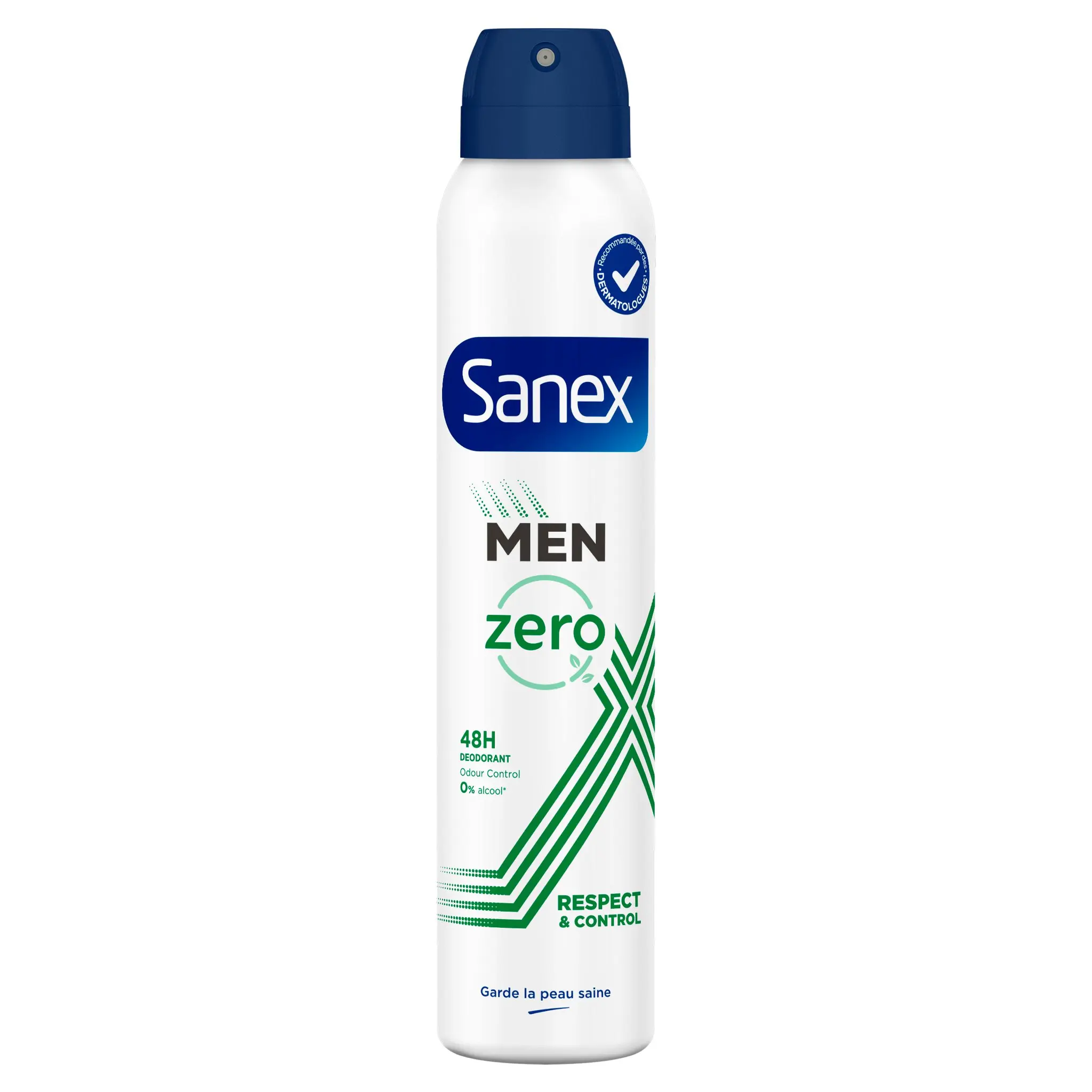 SANEX Men Zéro% déodorant spray 24h homme respect & control