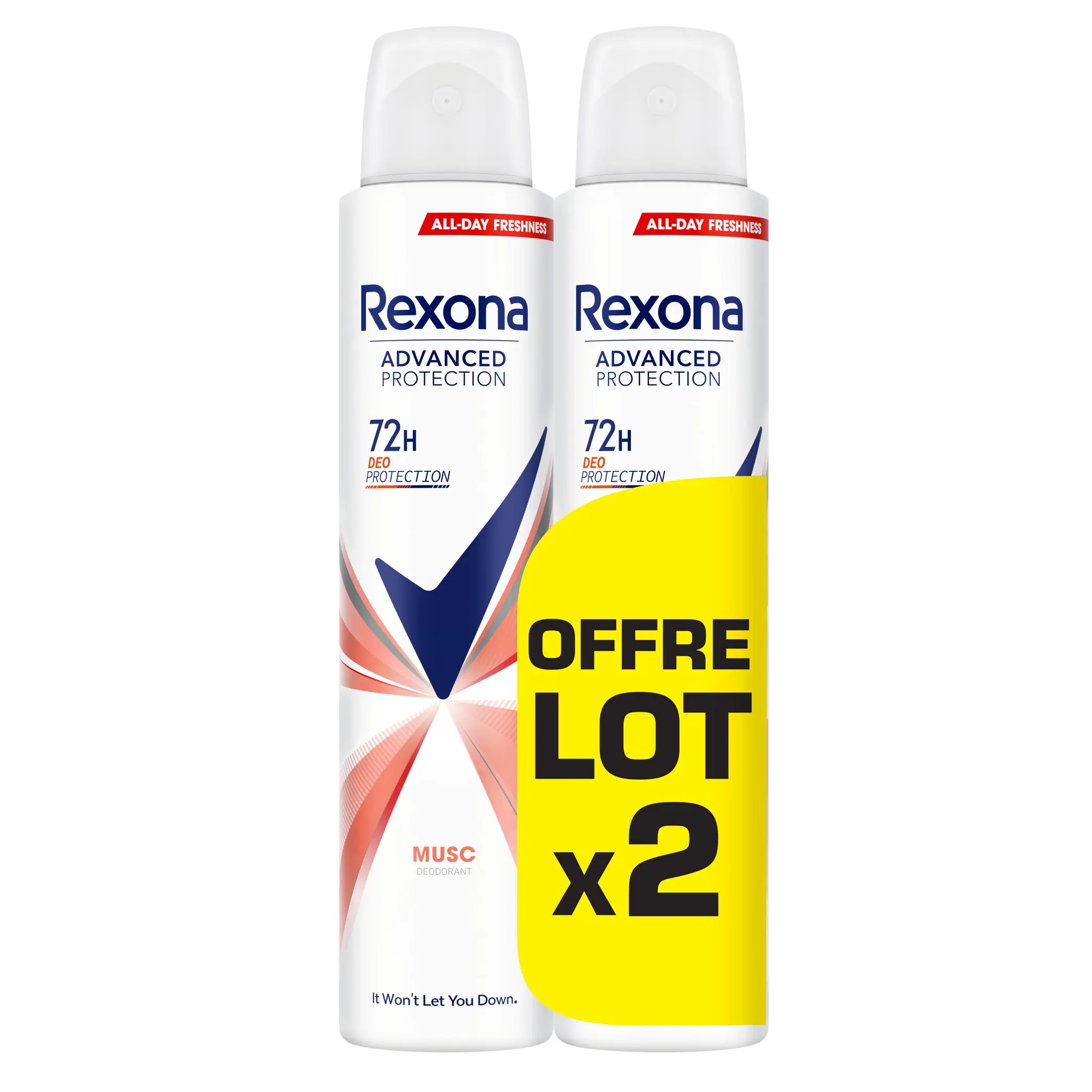REXONA Déodorant spray 72h musc