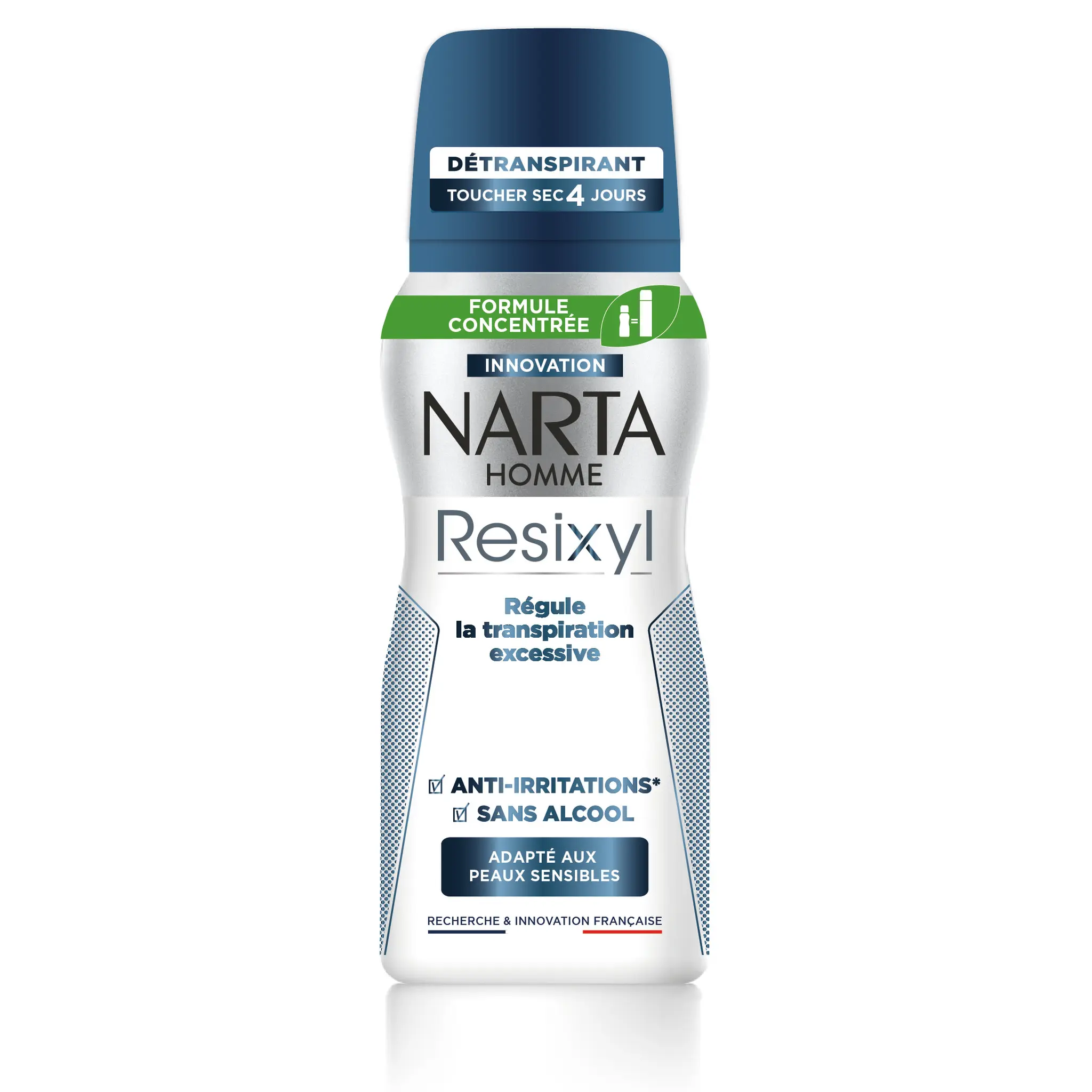 NARTA Resixyl Déodorant spray compressé homme détranspirant anti-irritations