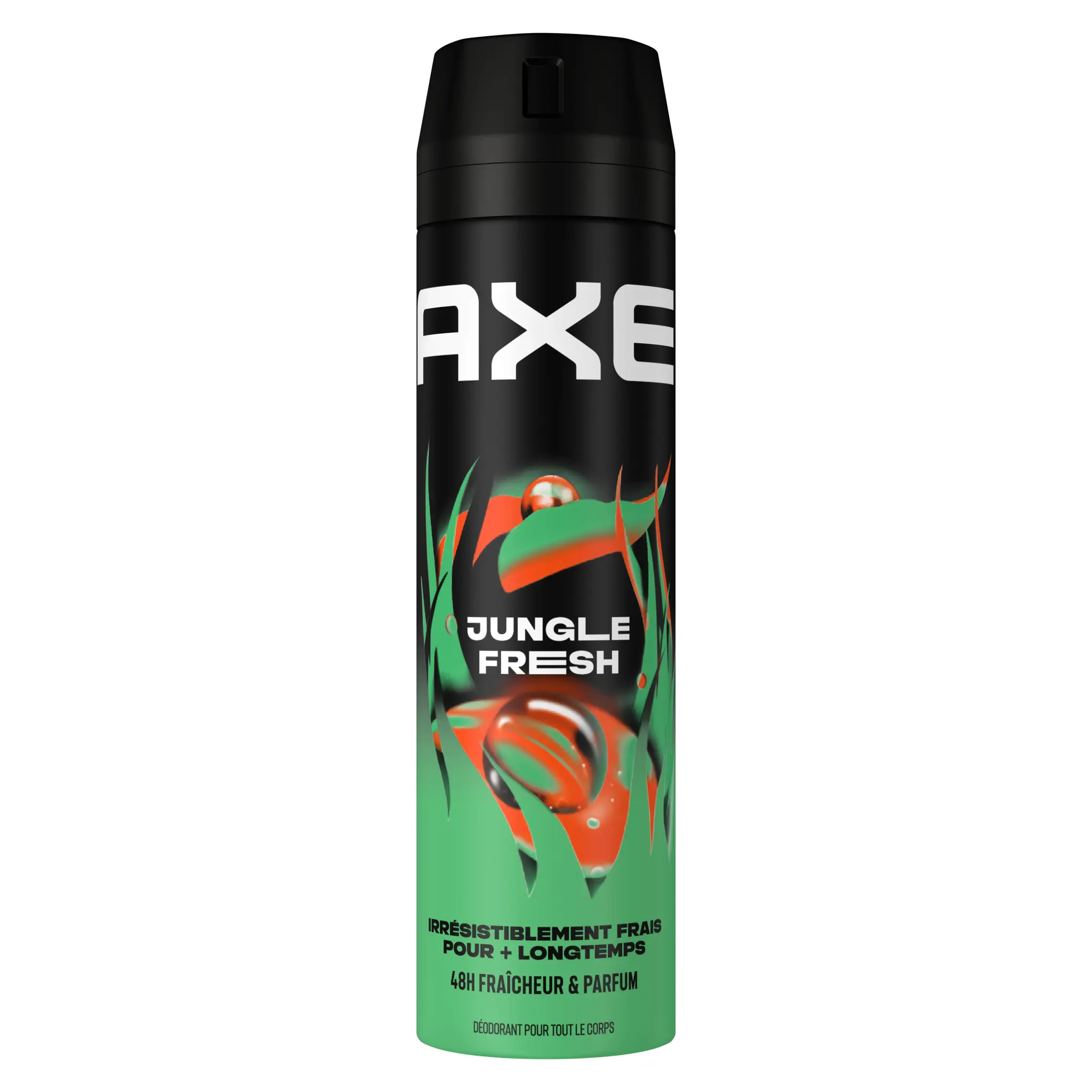 AXE Déodorant spray homme jungle fresh irrésistiblement frais pour + longtemps 48H fraîcheur et parfum