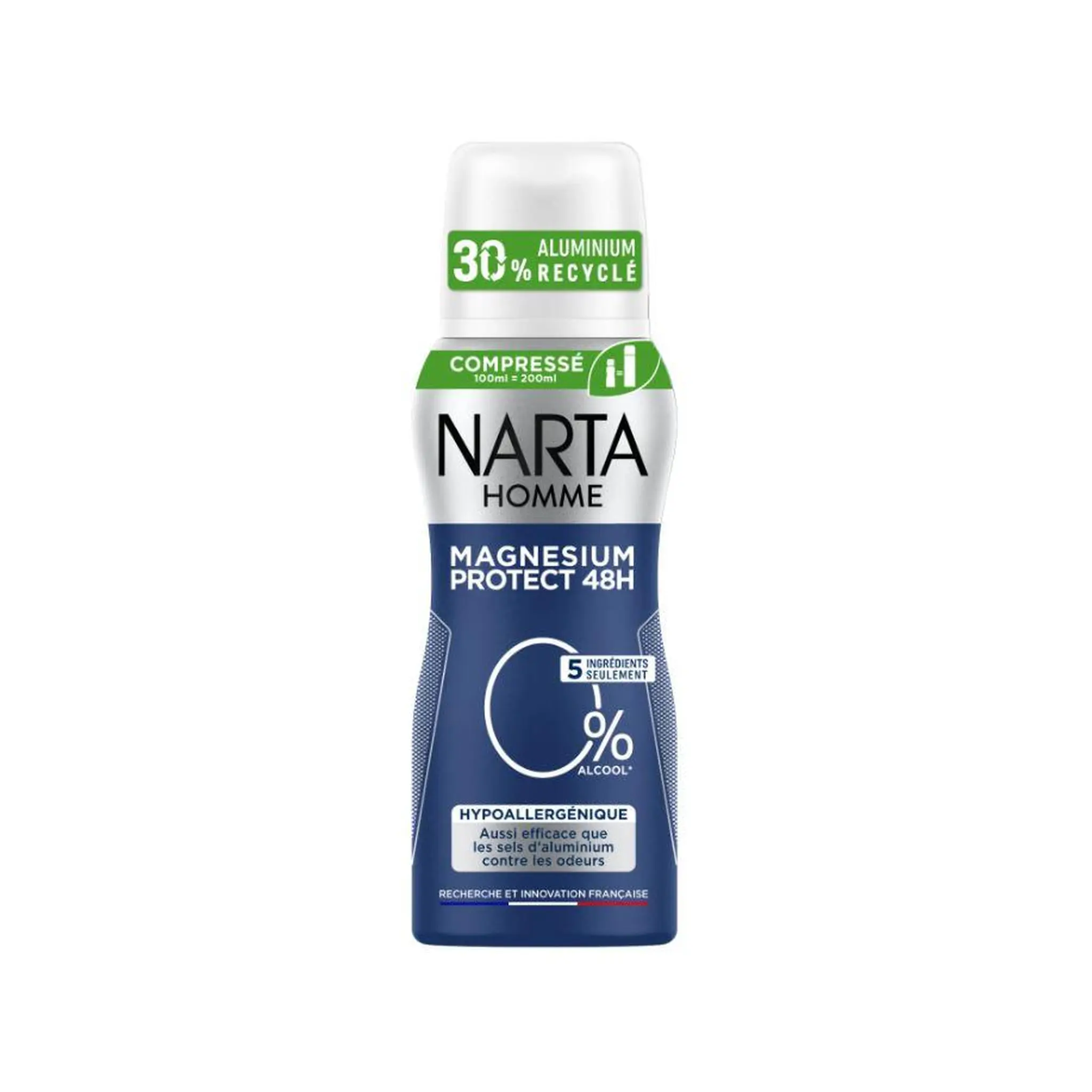 NARTA Déodorant homme magnesium protect 48h