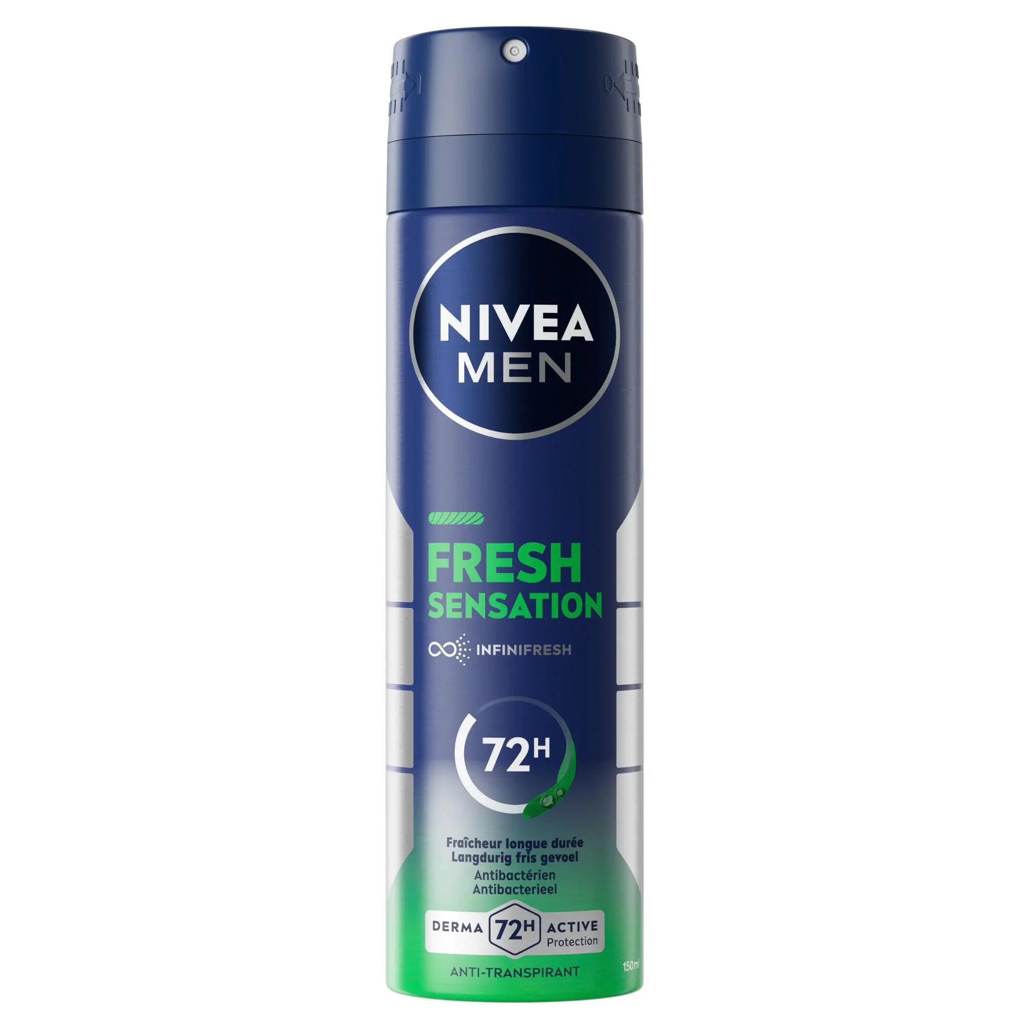 NIVEA MEN Déodorant spray fresh sensation anti-transpirant 72h