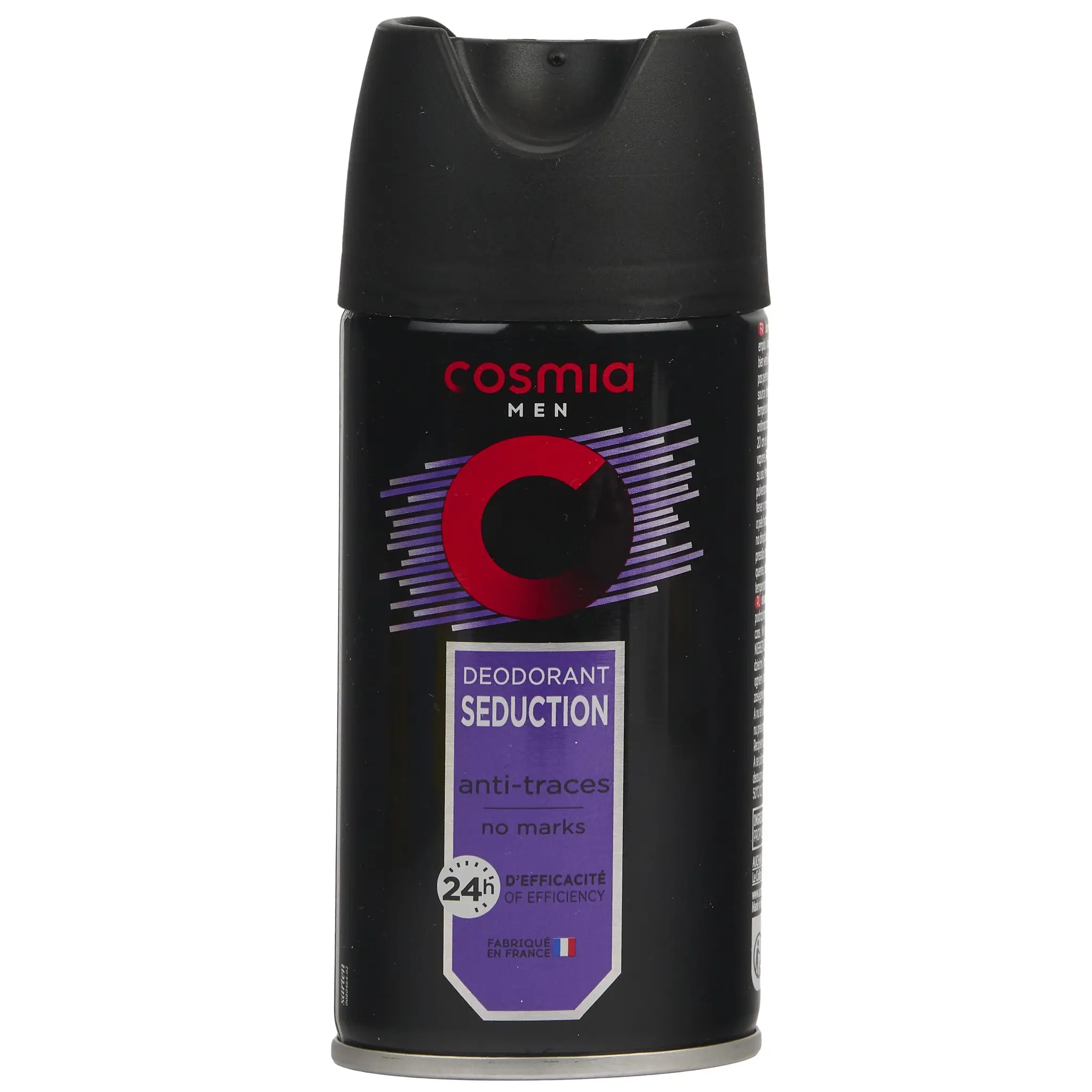 COSMIA MEN Déodorant spray homme séduction 24h anti-traces