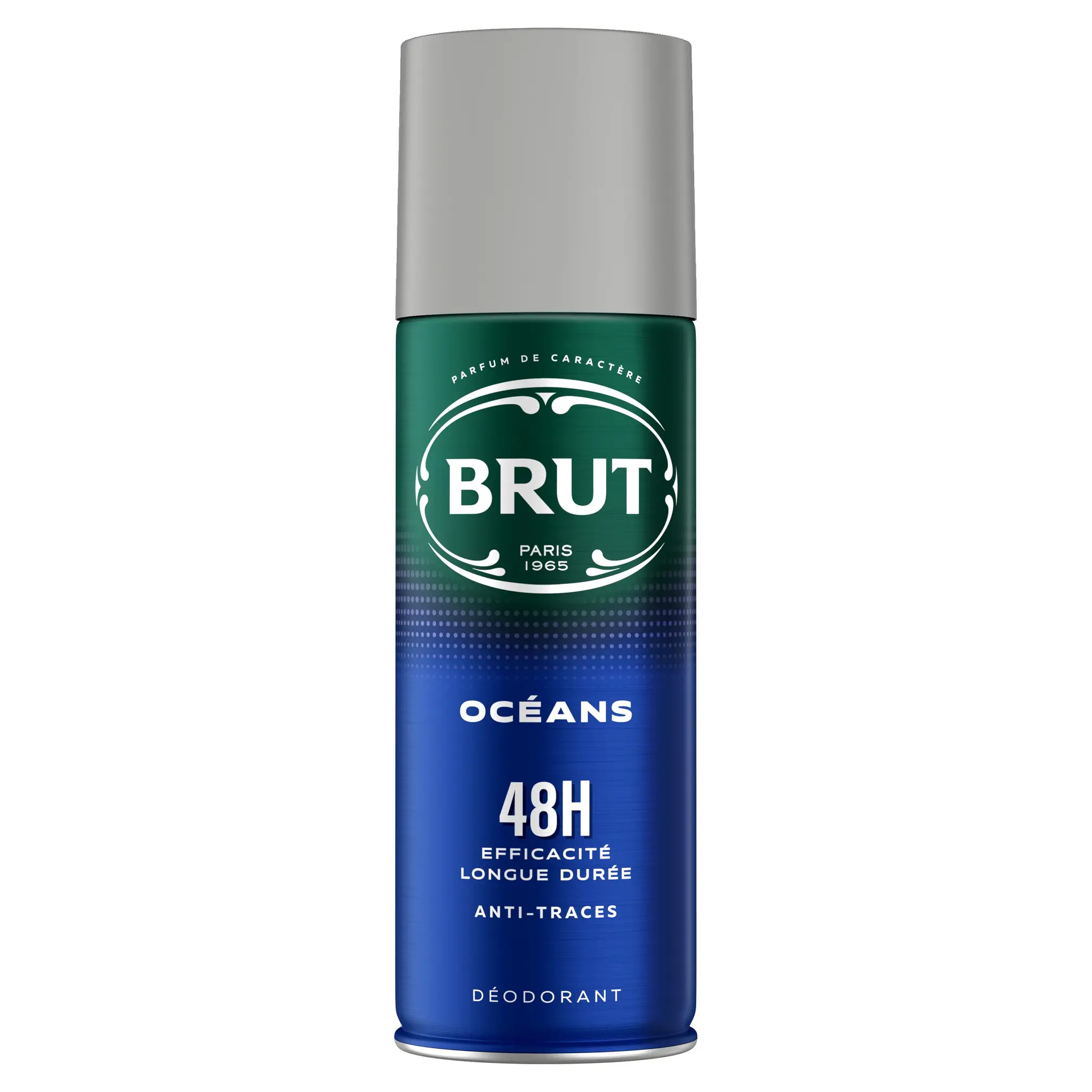 BRUT Déodorant spray homme longue durée océan