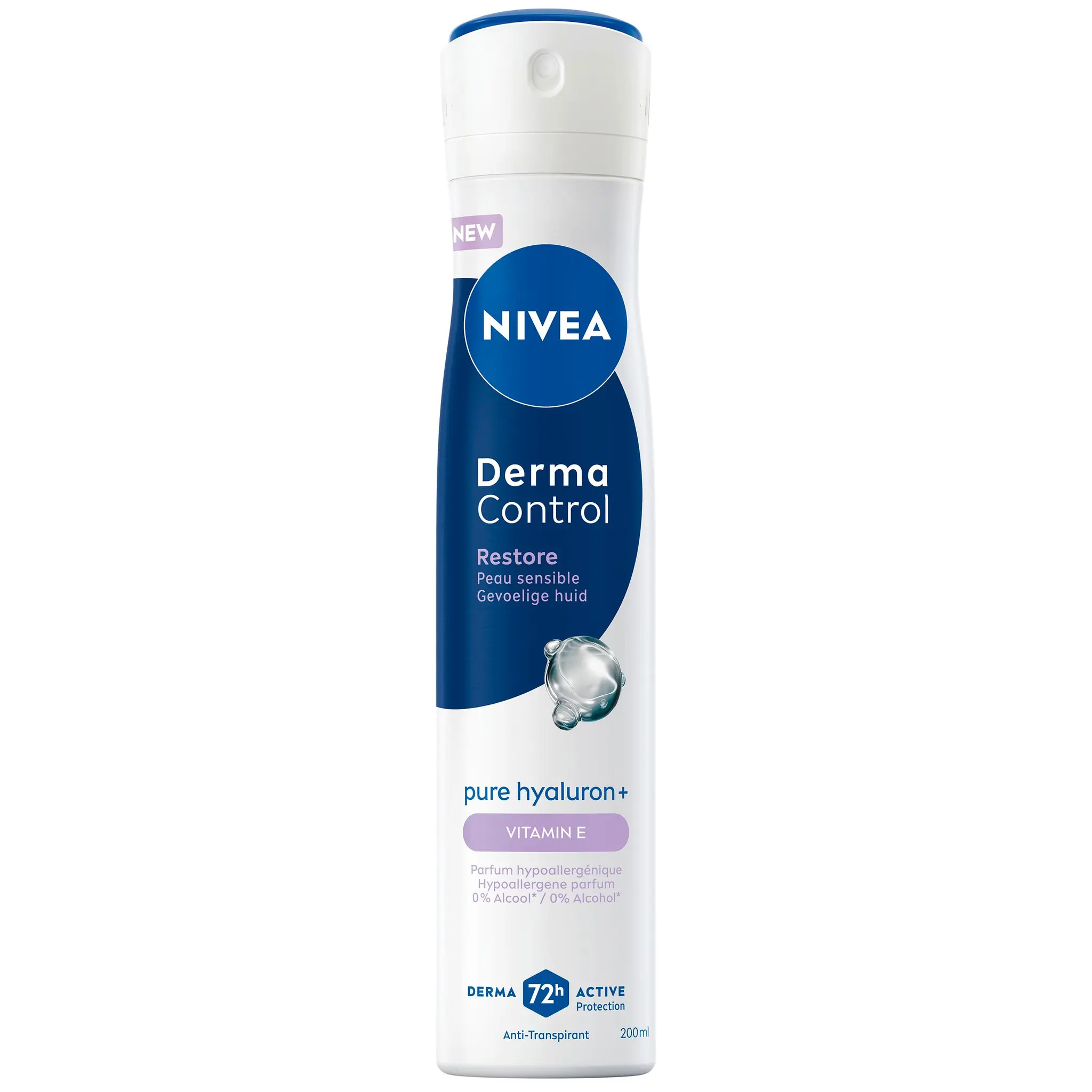 NIVEA Derma control Déodorant 72h restore