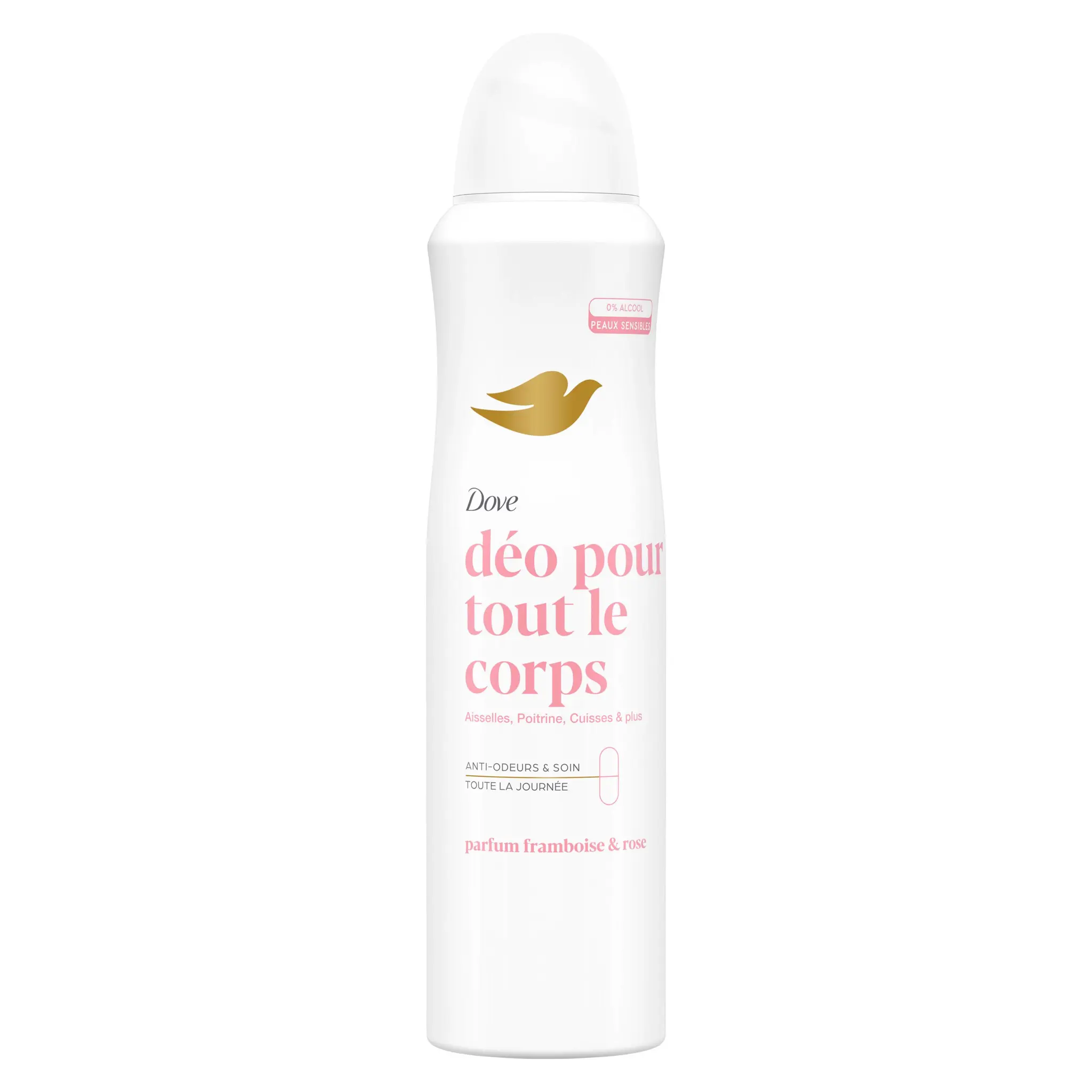 DOVE Déodorant spray pour tout le corps framboise et rose