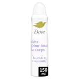 DOVE Déodorant spray pour tout le corps lavande et camomille